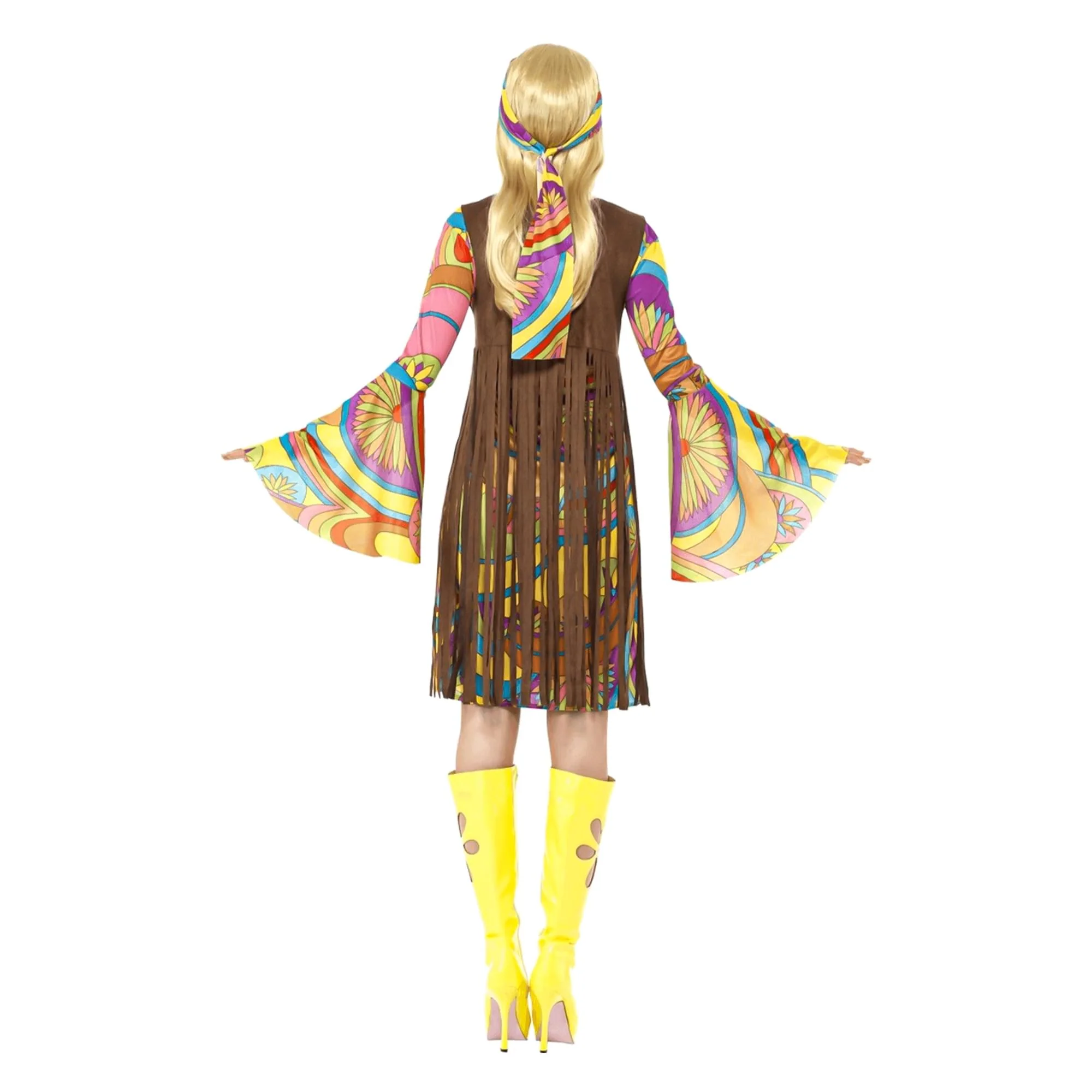 1960 Groovy Lady Adult Costume - Image 3