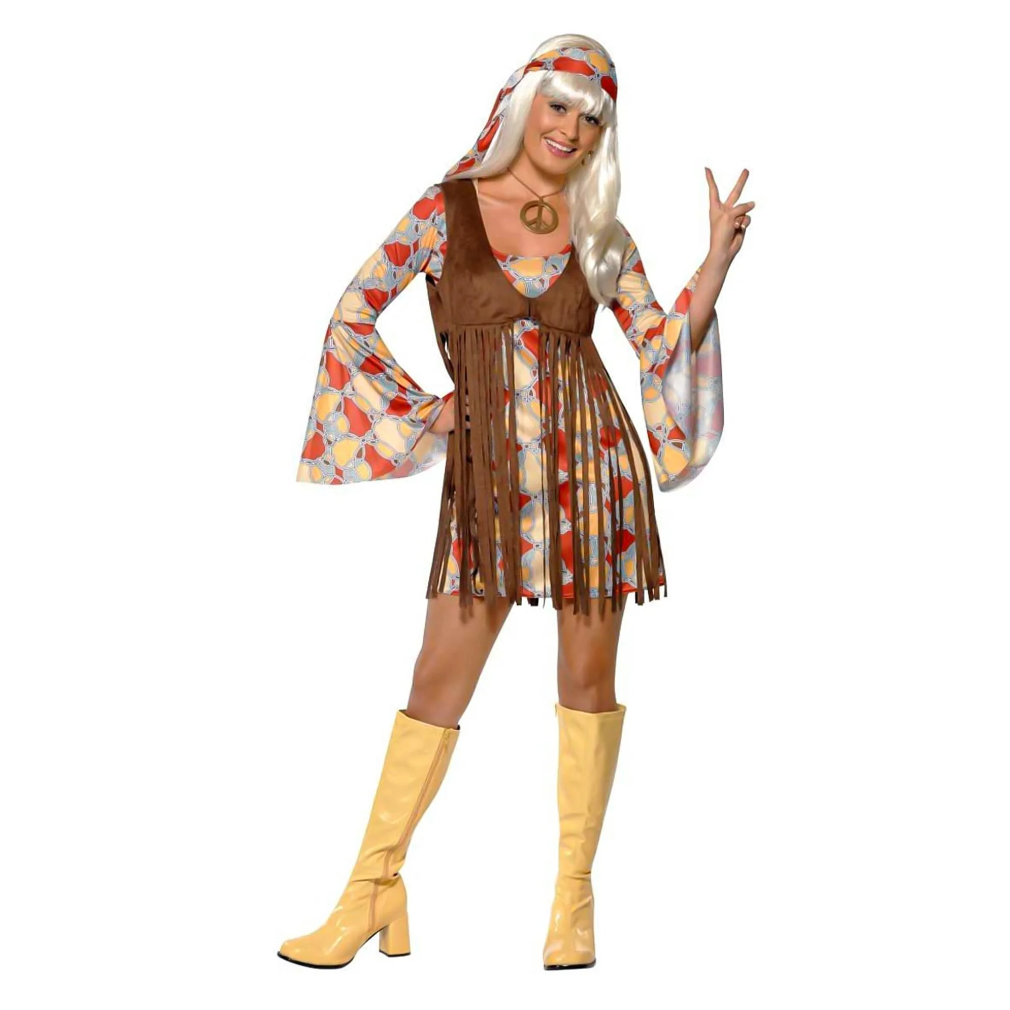 1970s Hippy Adult Costume - Image 8