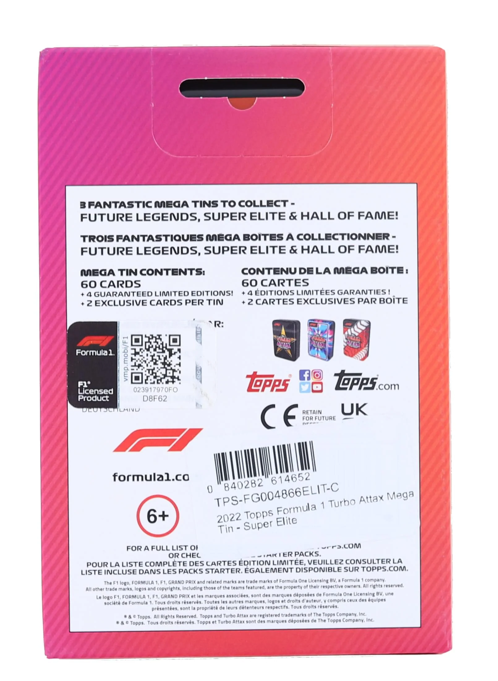 2022 Topps Formula 1 Racing Turbo Attax Mega Tin | Super Elite - Image 2