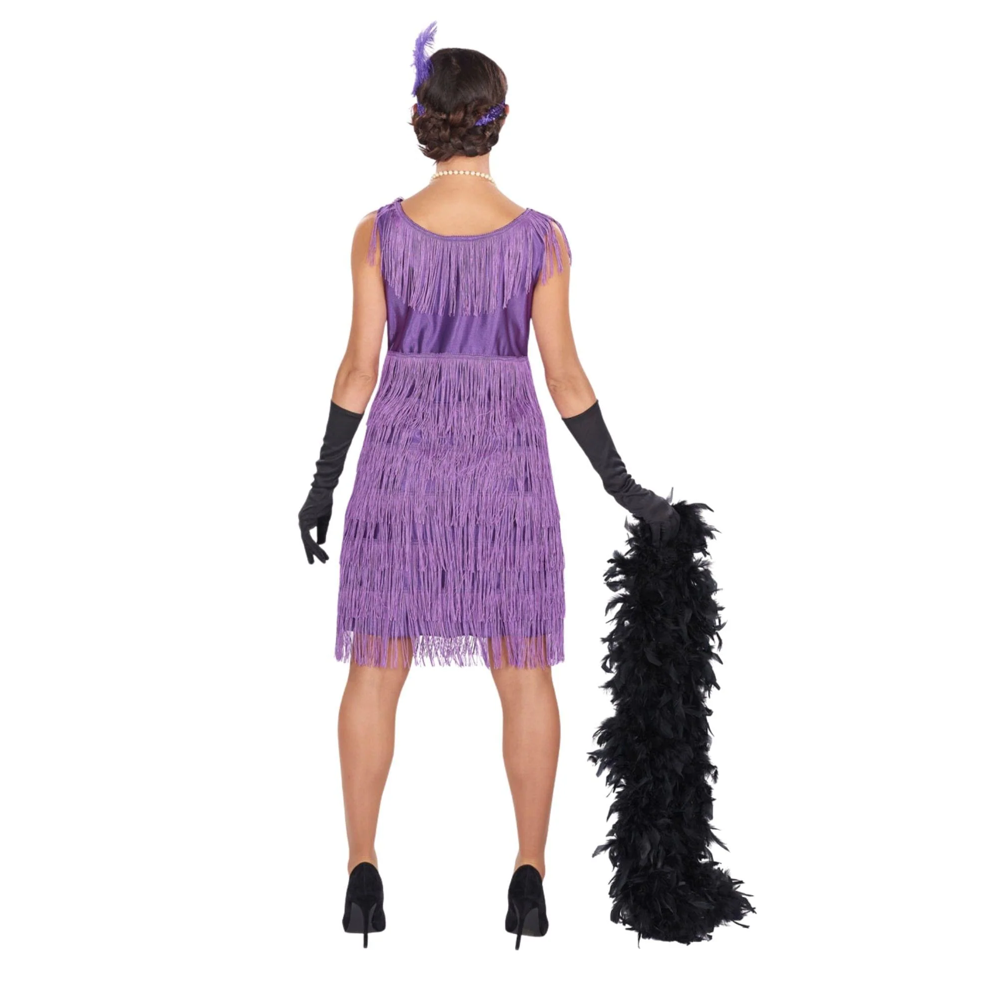 20s Purple Flapper Child Costume - Image 3