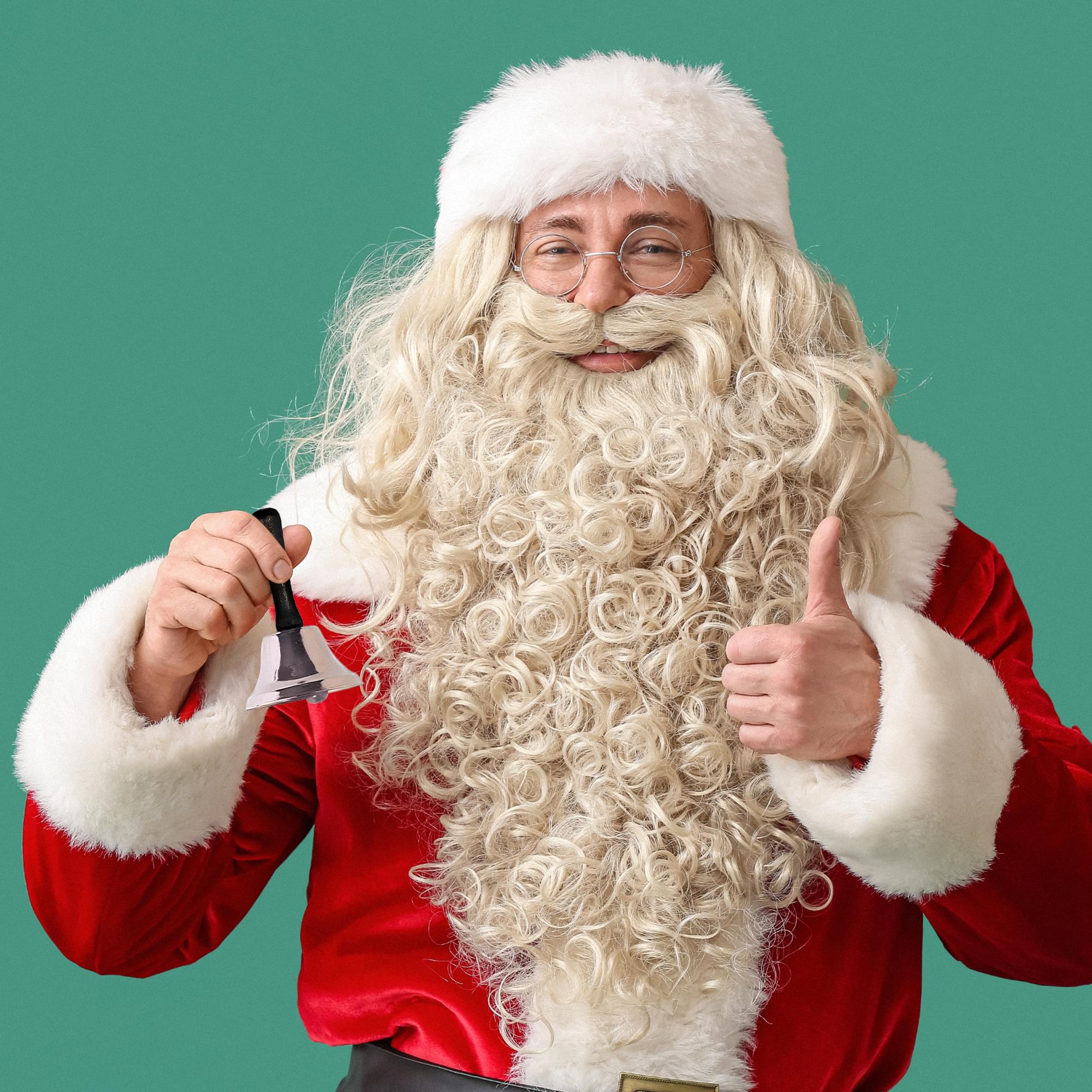 3" Santa Bell Costume Prop - Image 3