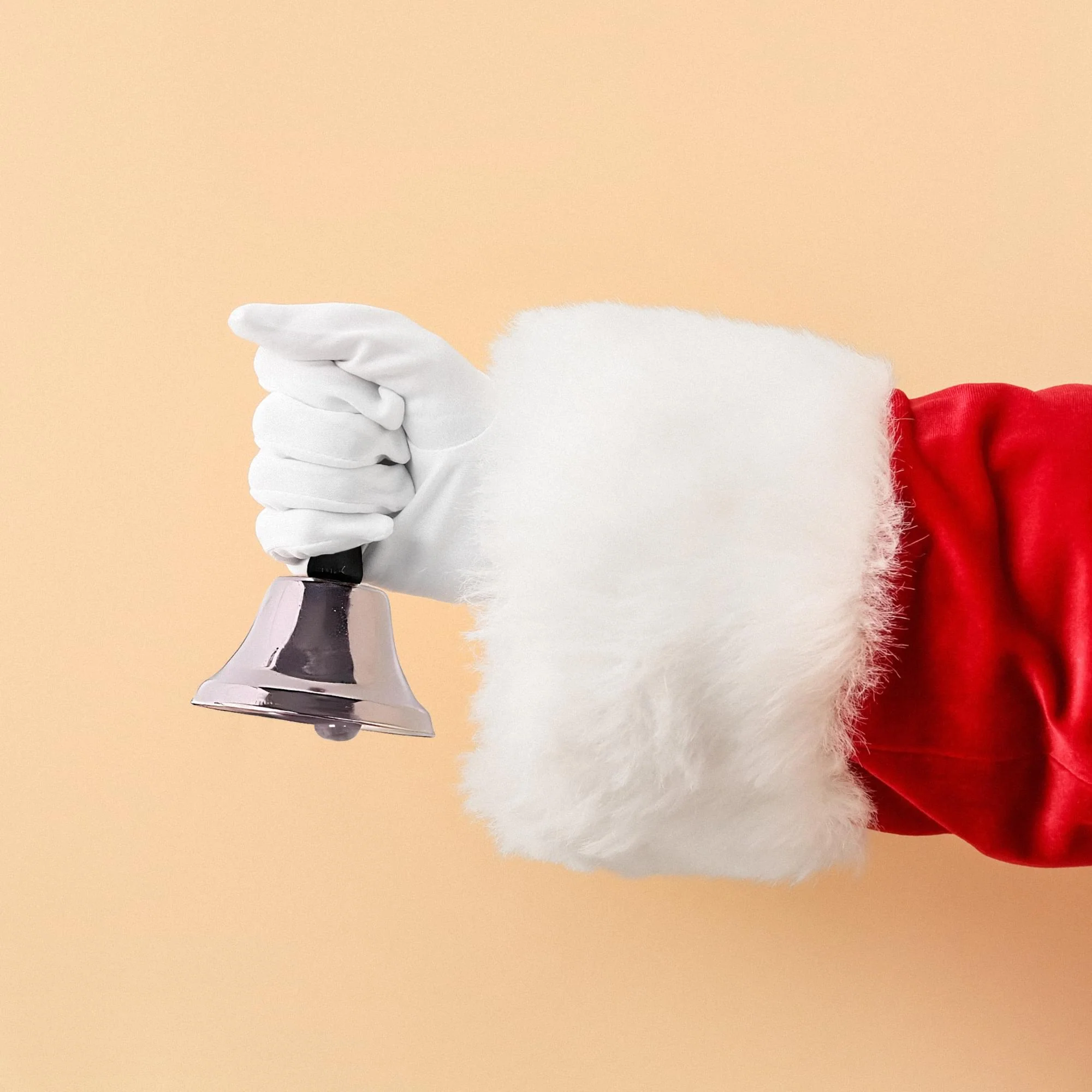 3" Santa Bell Costume Prop - Image 4