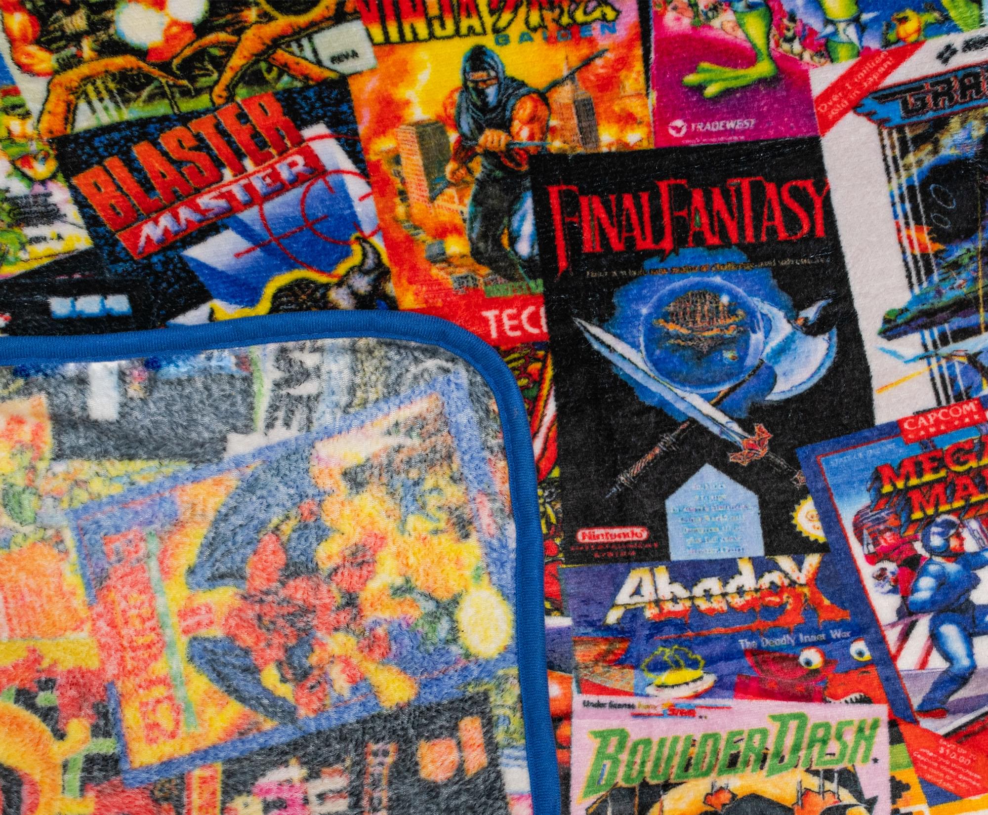8-Bit Armageddon Retro Video Games Fleece Throw Blanket | 45 x 60 Inches - Image 2