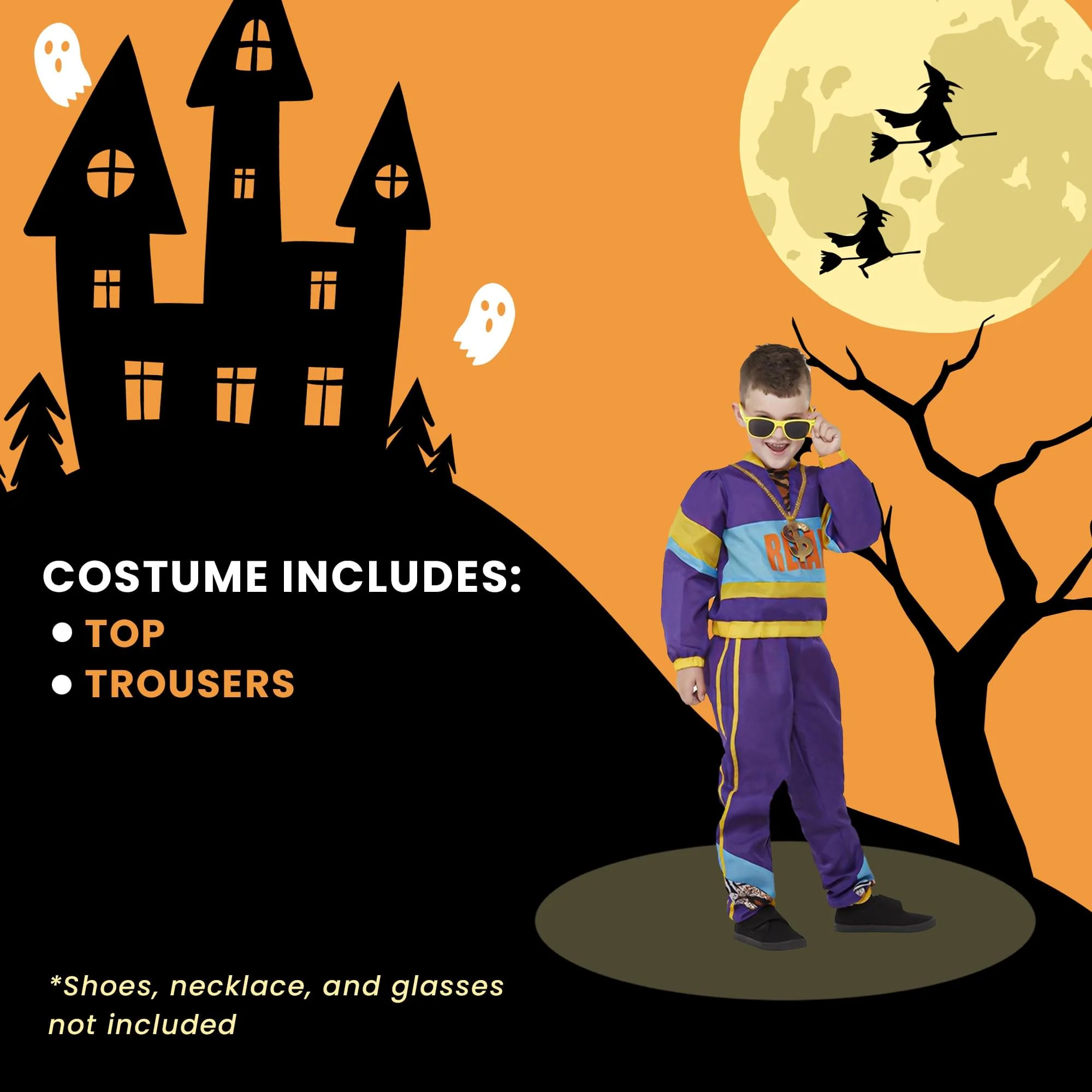 80s Boys Relax Child Costume - Image 5