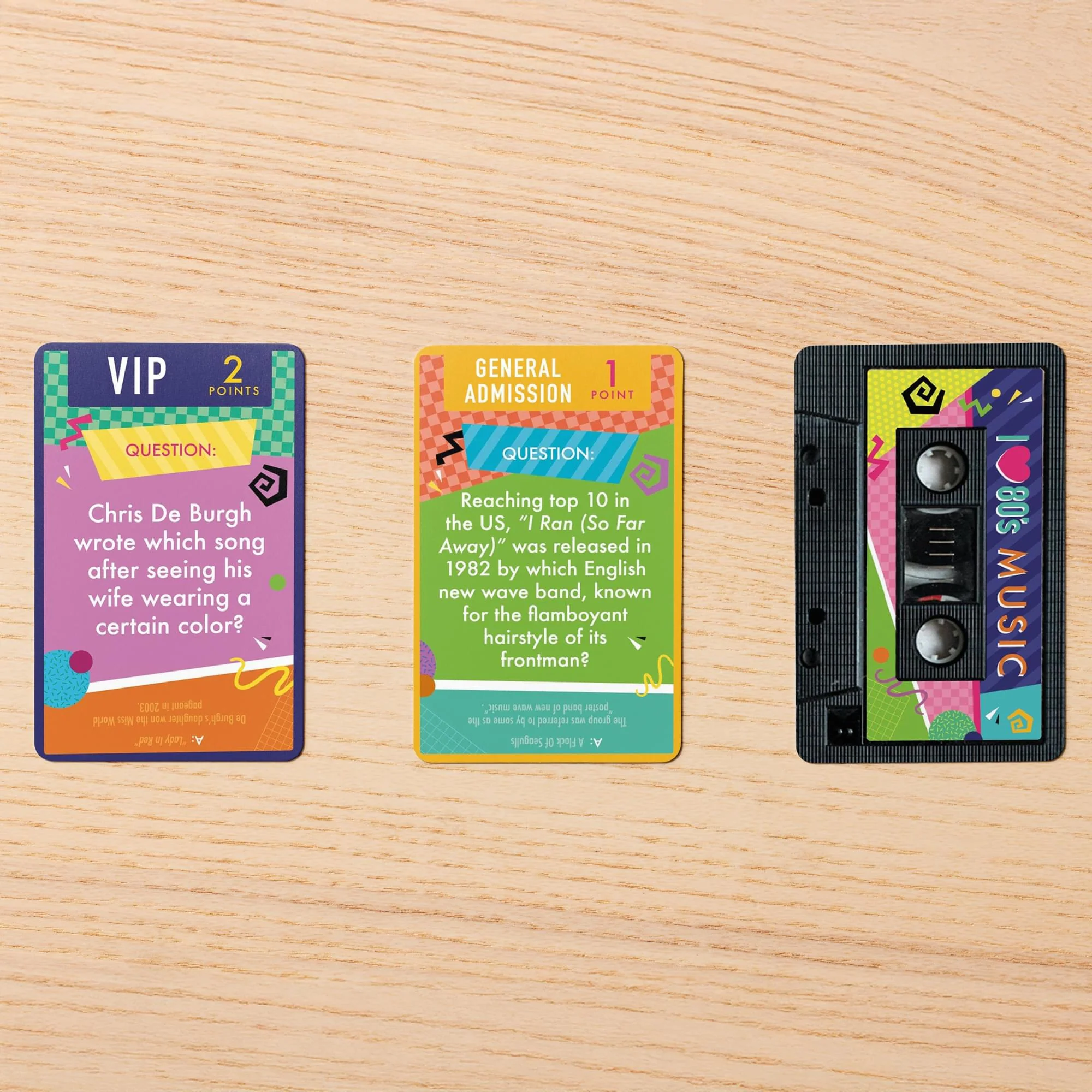80s Music Trivia Card Game - Image 2