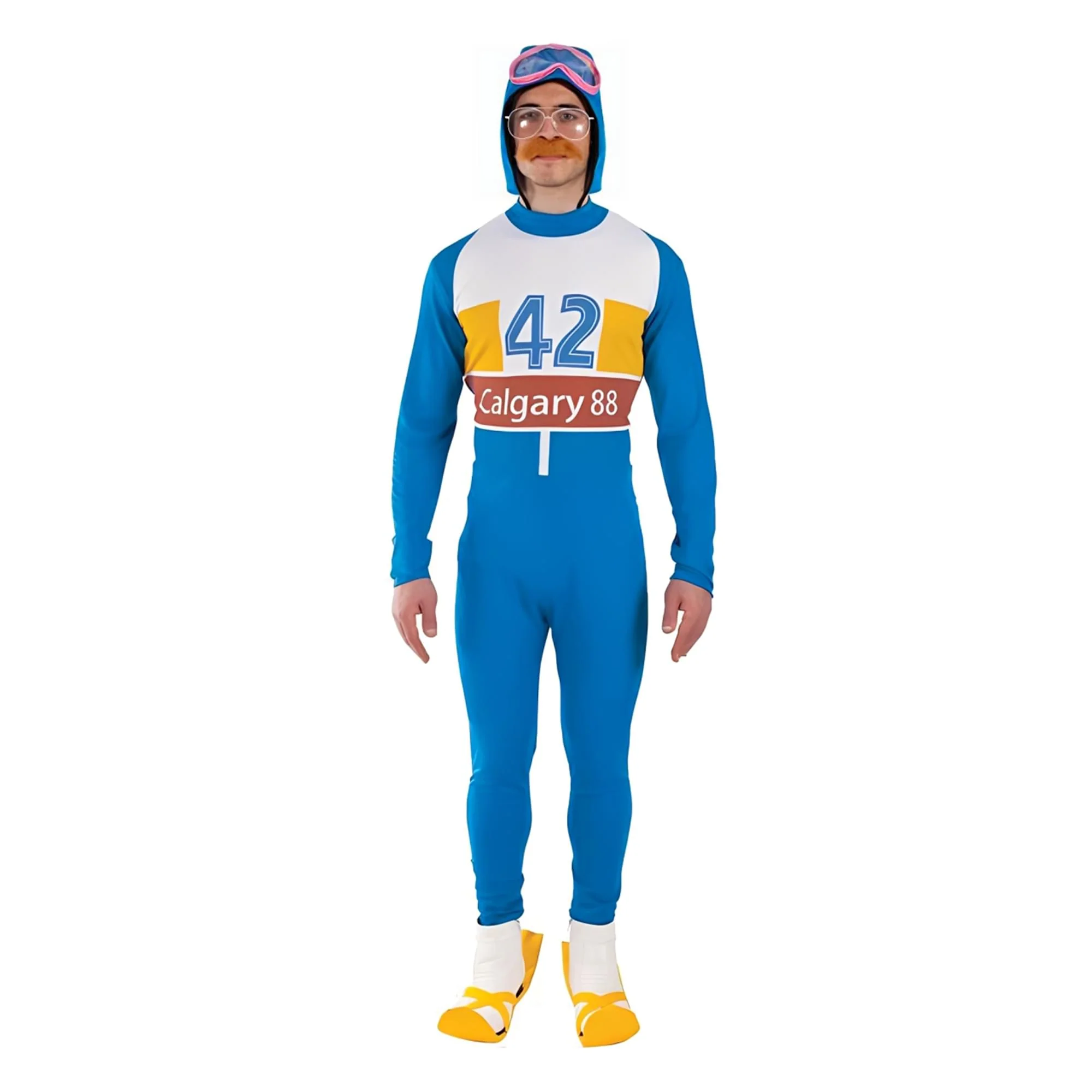 80's Olympic Skier Adult Costume - Image 9