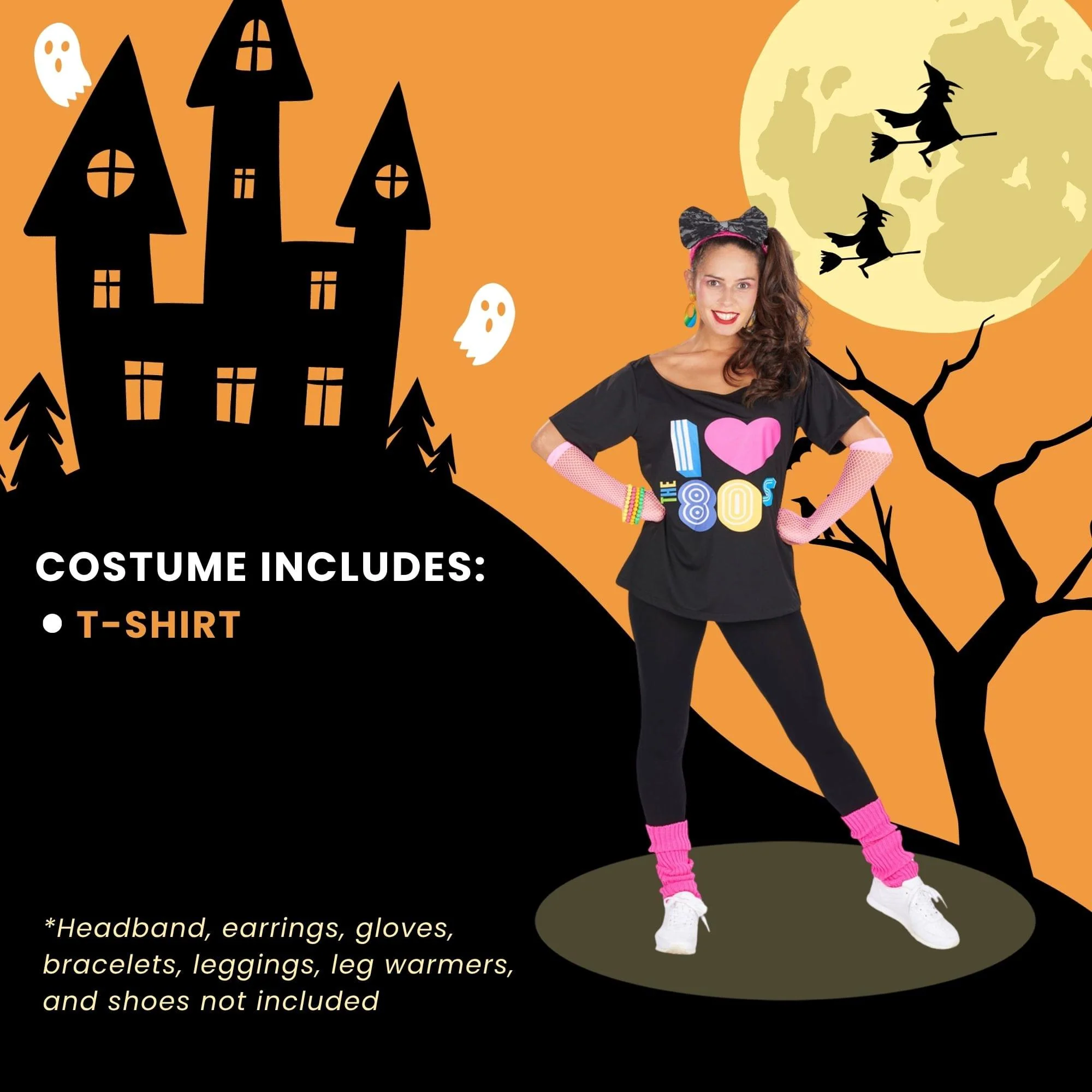 80s T-shirt Adult Costume - Image 24
