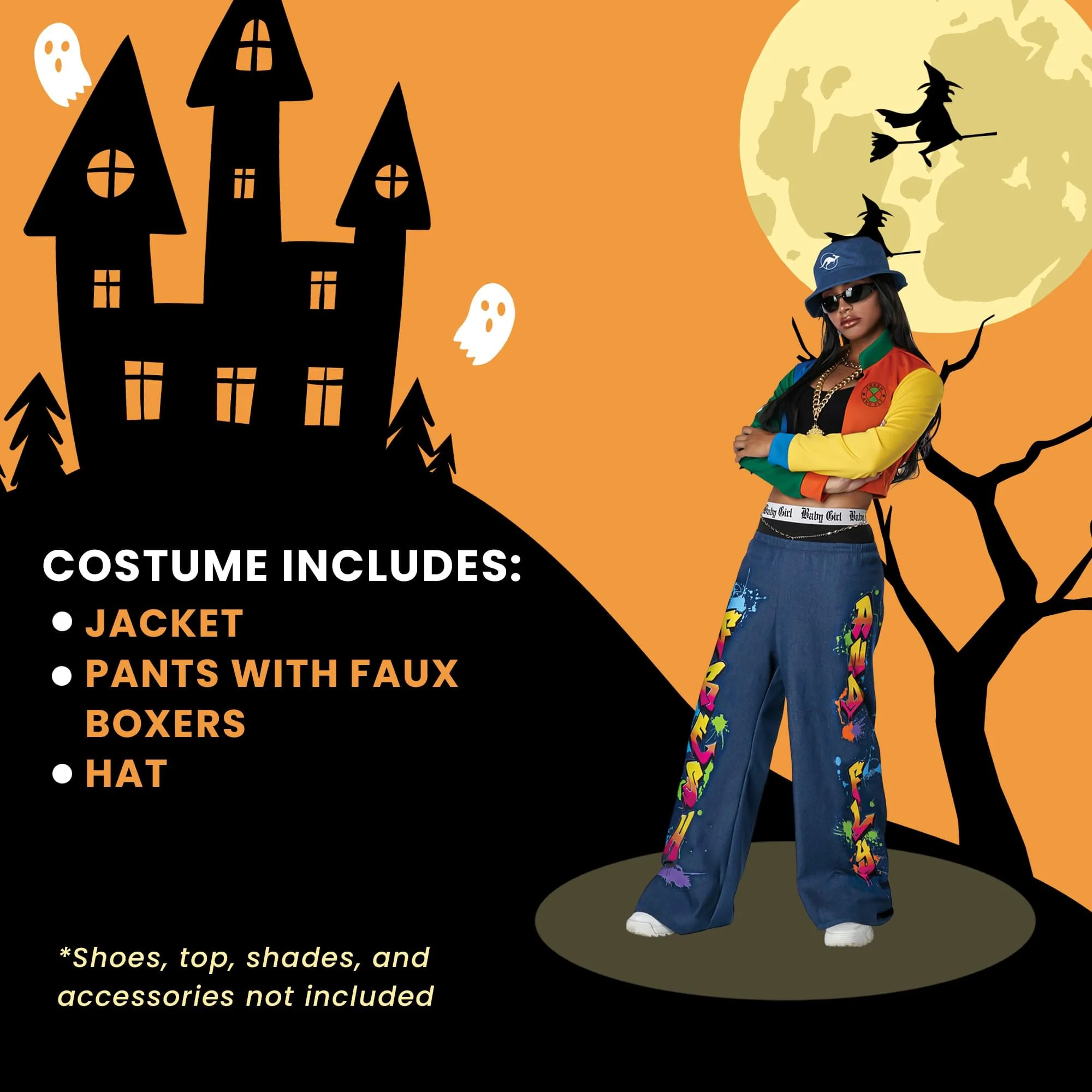 90s Baby Girl Adult Costume - Image 21