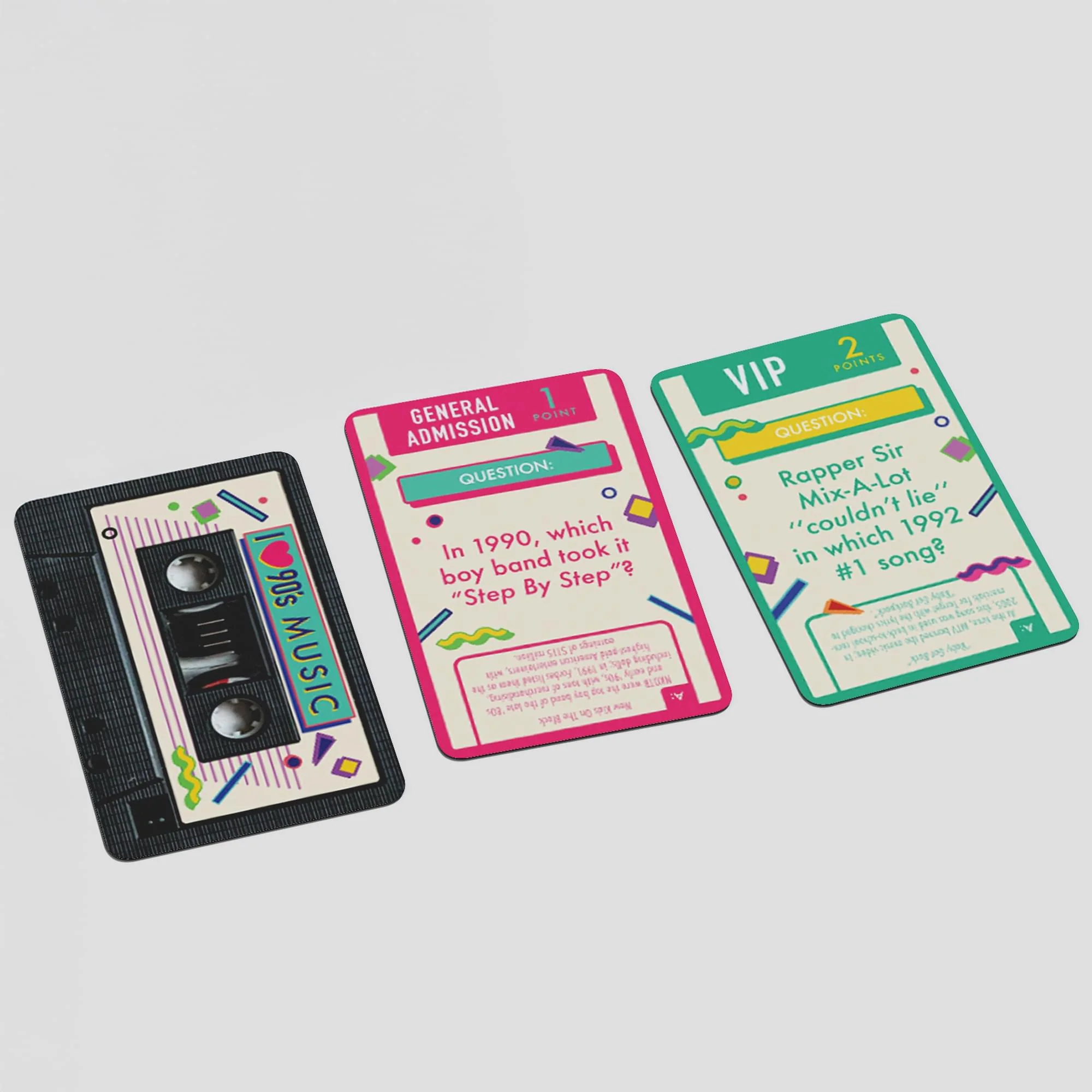90s Music Trivia Card Game - Image 2