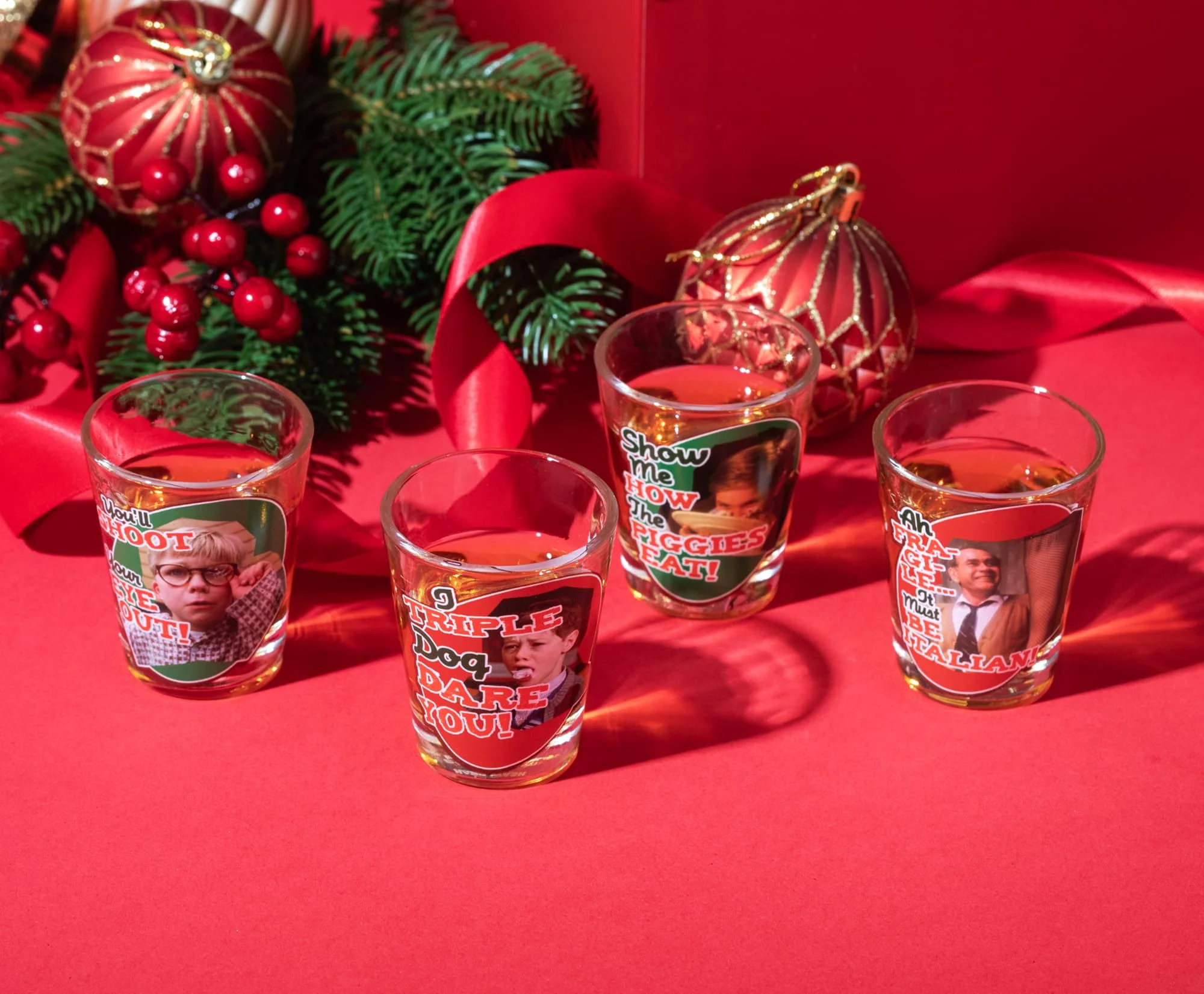 A Christmas Story Quotes 4 Piece Shot Glass Set - Image 9