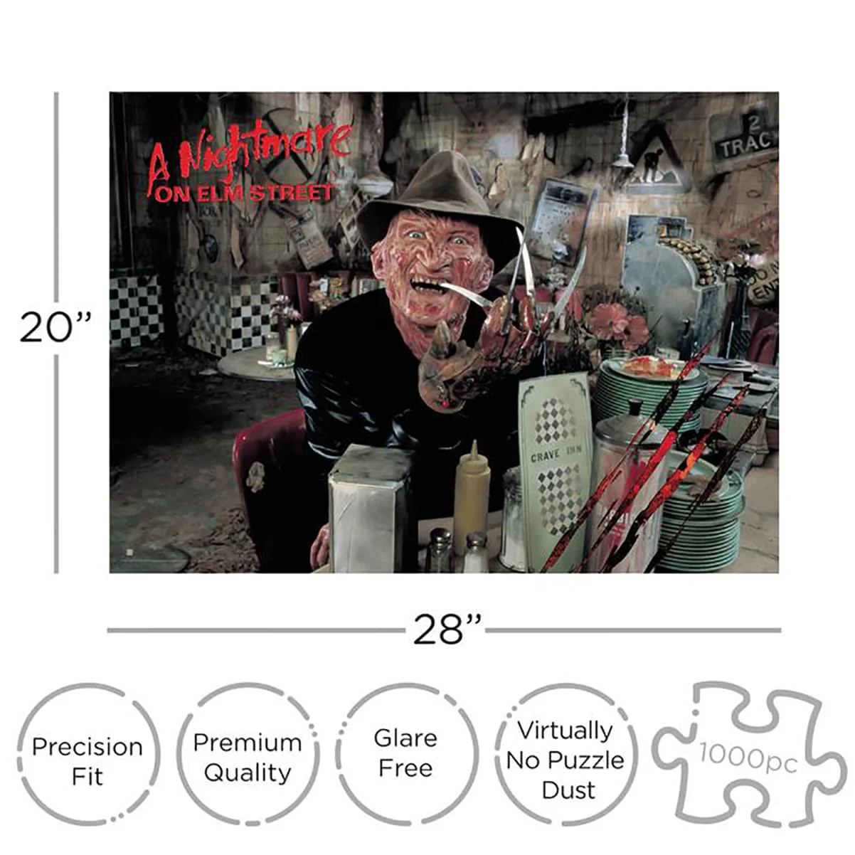 A Nightmare On Elm Street Freddy Krueger 1000 Piece Jigsaw Puzzle - Image 2