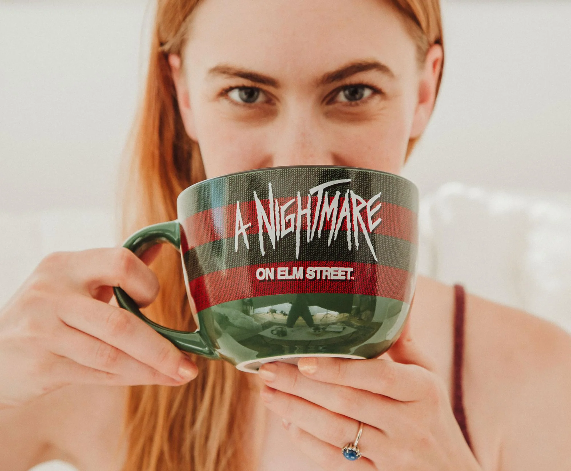 A Nightmare on Elm Street Sweater Claws Ceramic Soup Mug | Holds 24 Ounces - Image 3