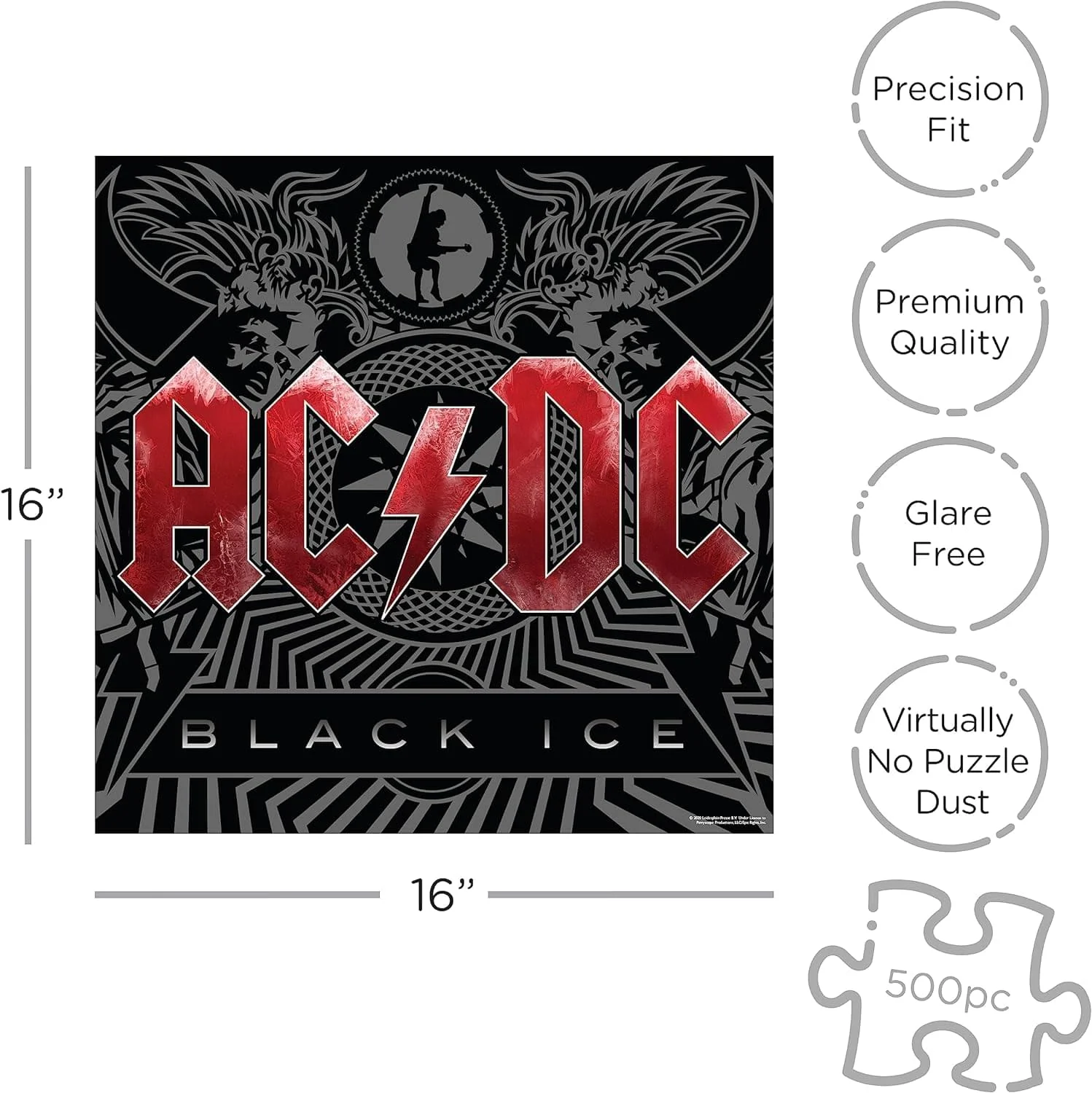 AC/DC Black Ice 500 Piece Jigsaw Puzzle - Image 3