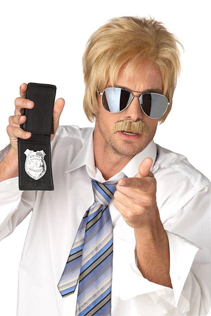 Ace Detective Blonde Costume Wig