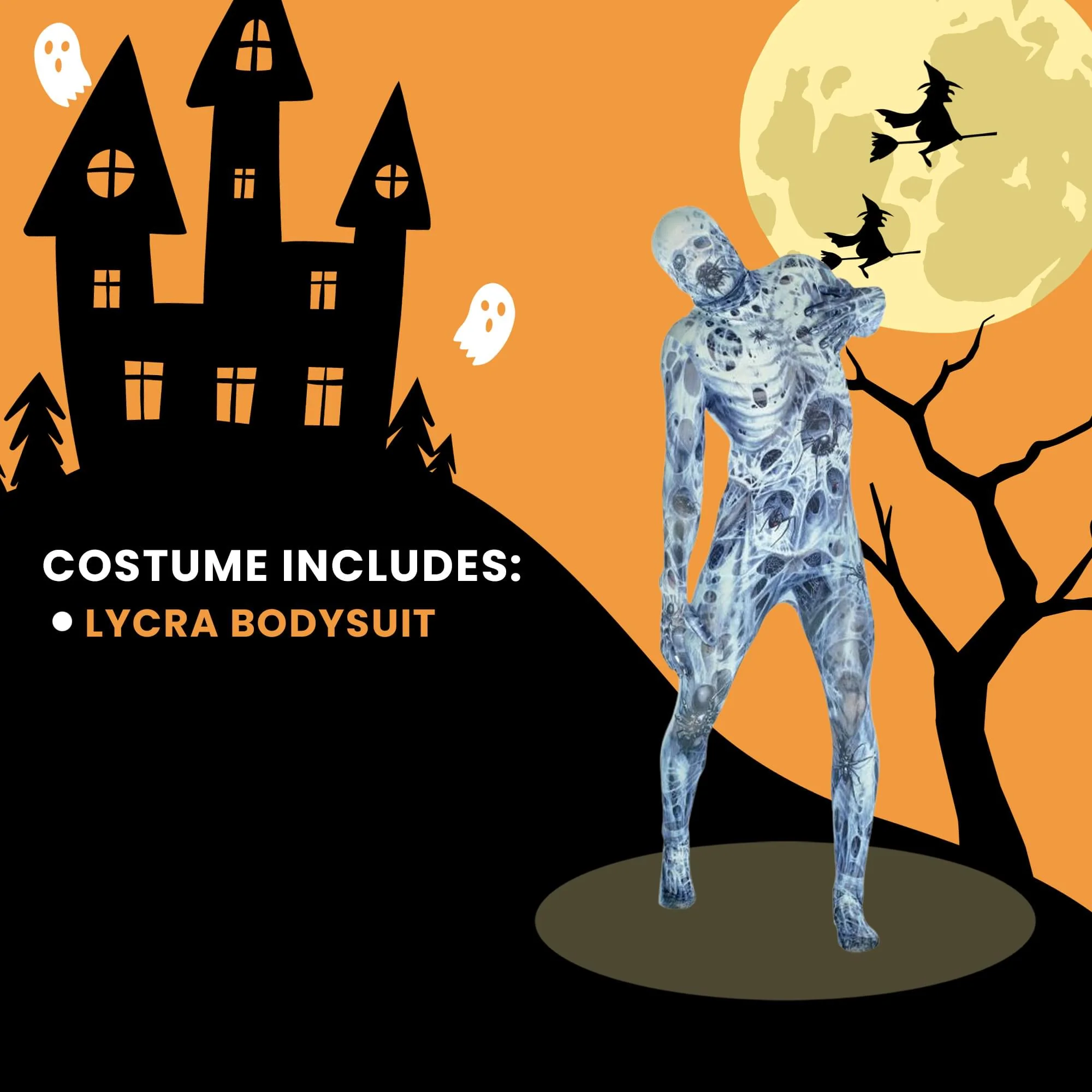 Arachnomania Adult Costume Morphsuit - Image 11