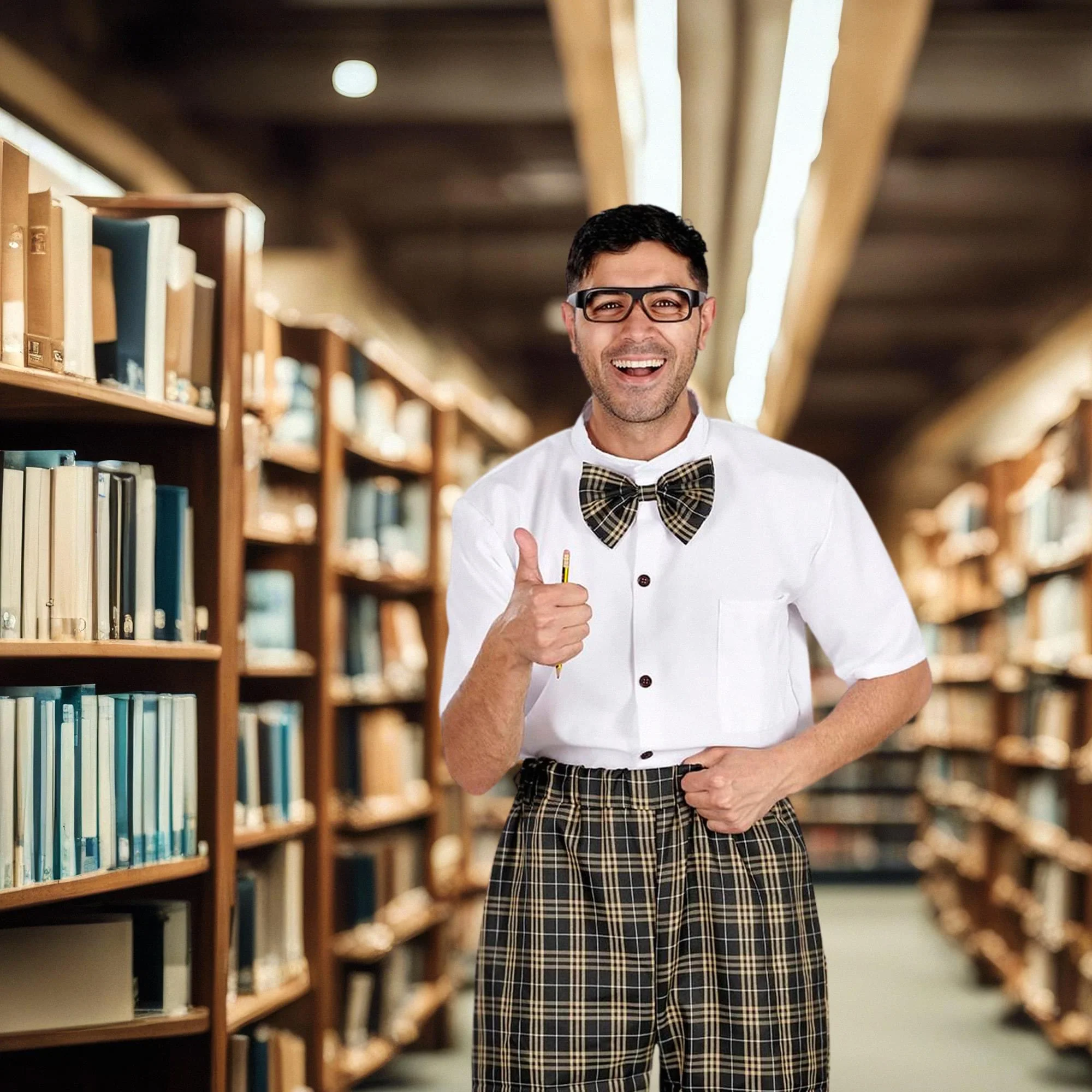 Adult Nerd Costume - Image 5