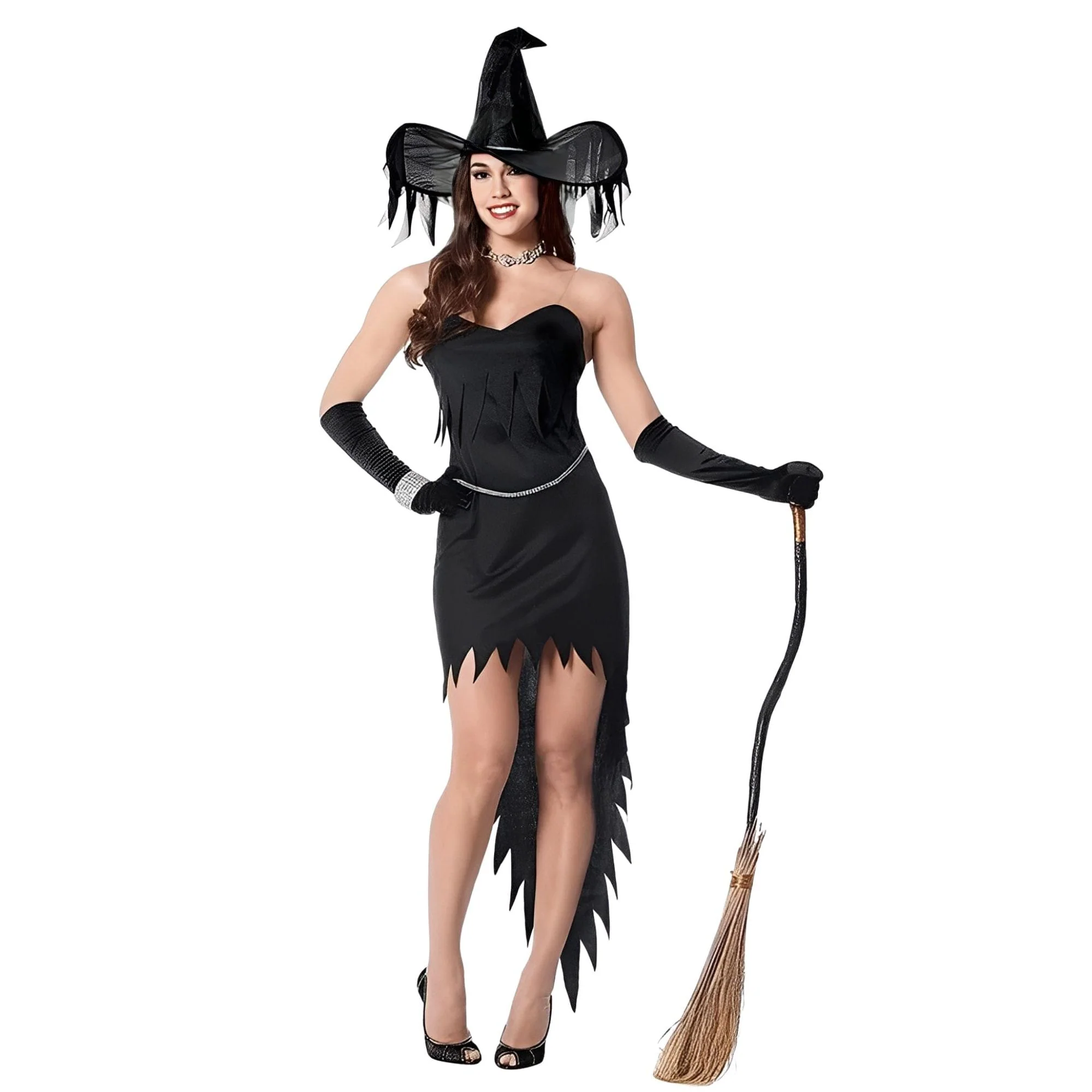 Rhinestone Witch Adult Costume - Image 8