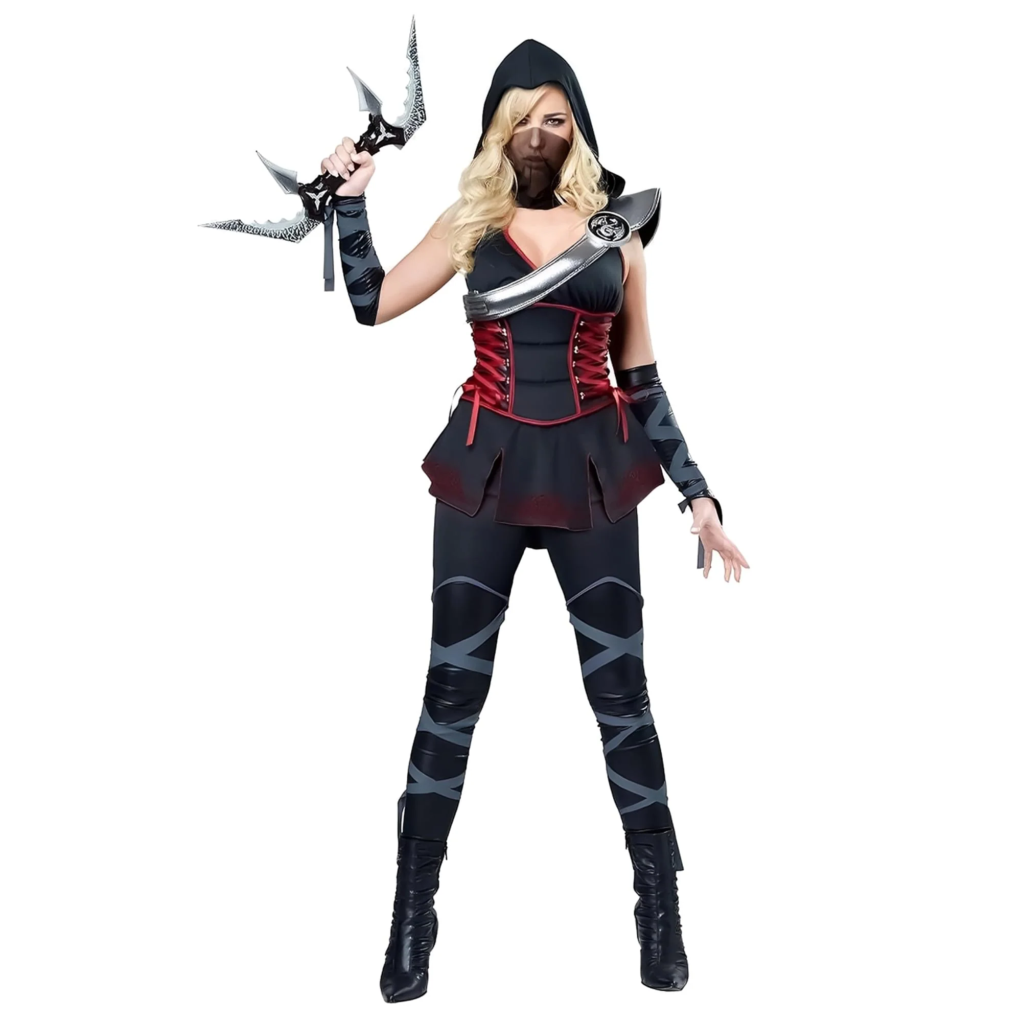 Adult Sexy Ninja Black Costume