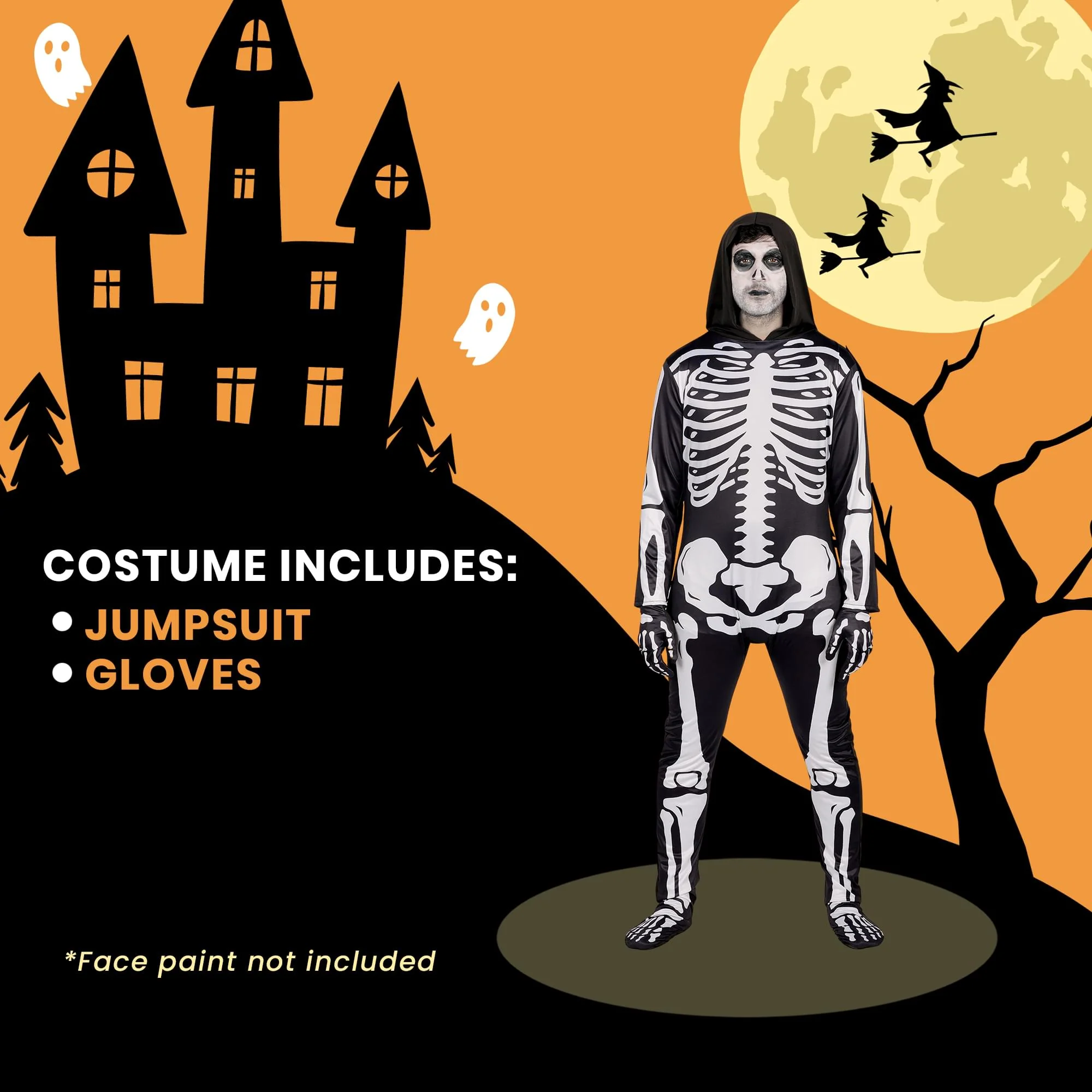Skeleton Adult Costume - Image 32