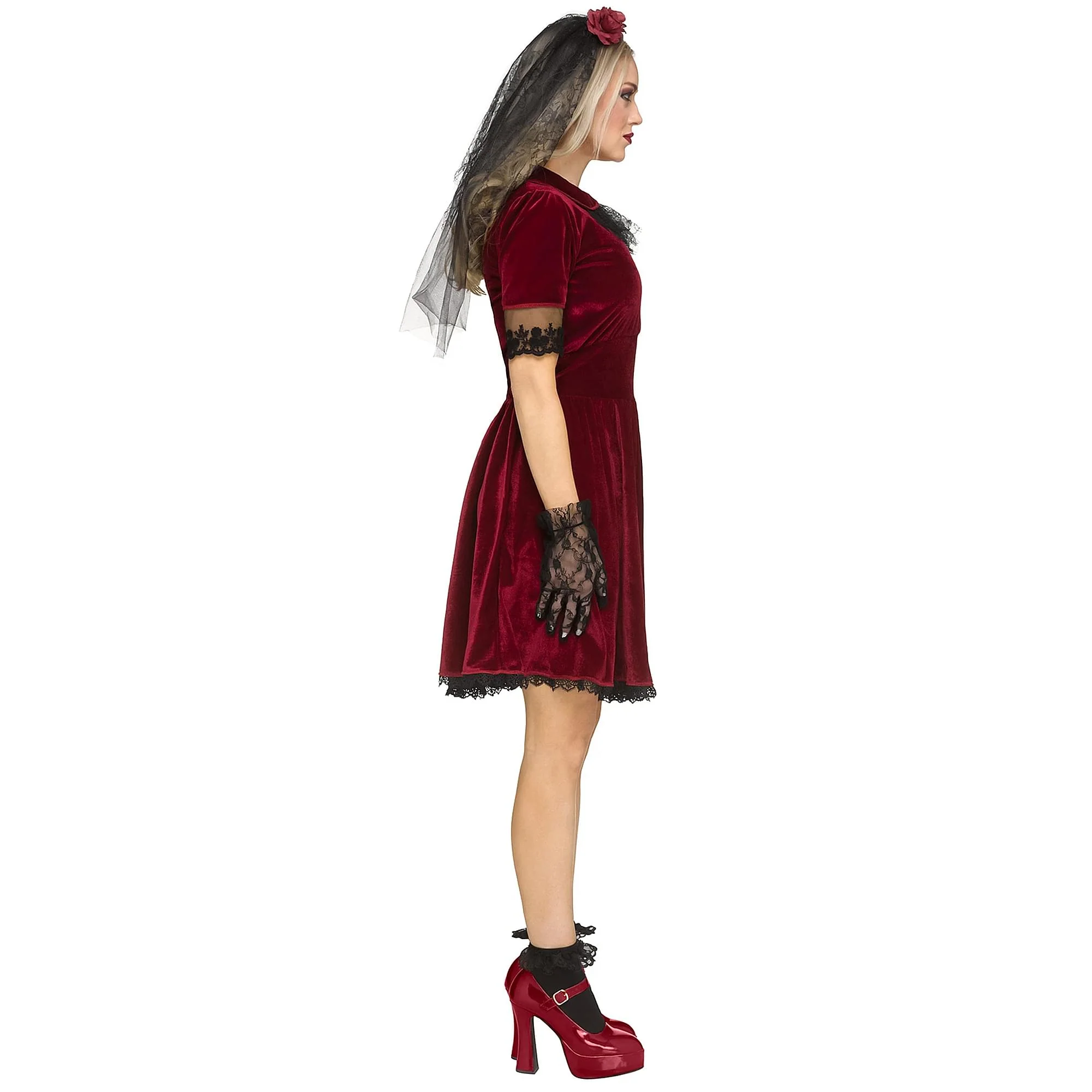 Adult Vampire Bride Costume - Image 16