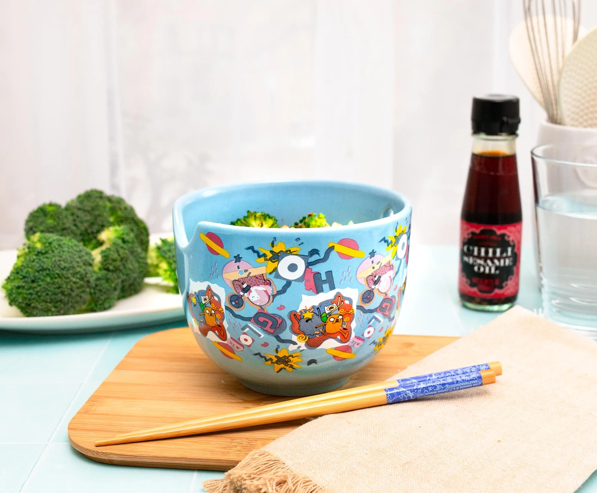 Adventure Time Toss Print 20-Ounce Ramen Bowl and Chopstick Set - Image 7