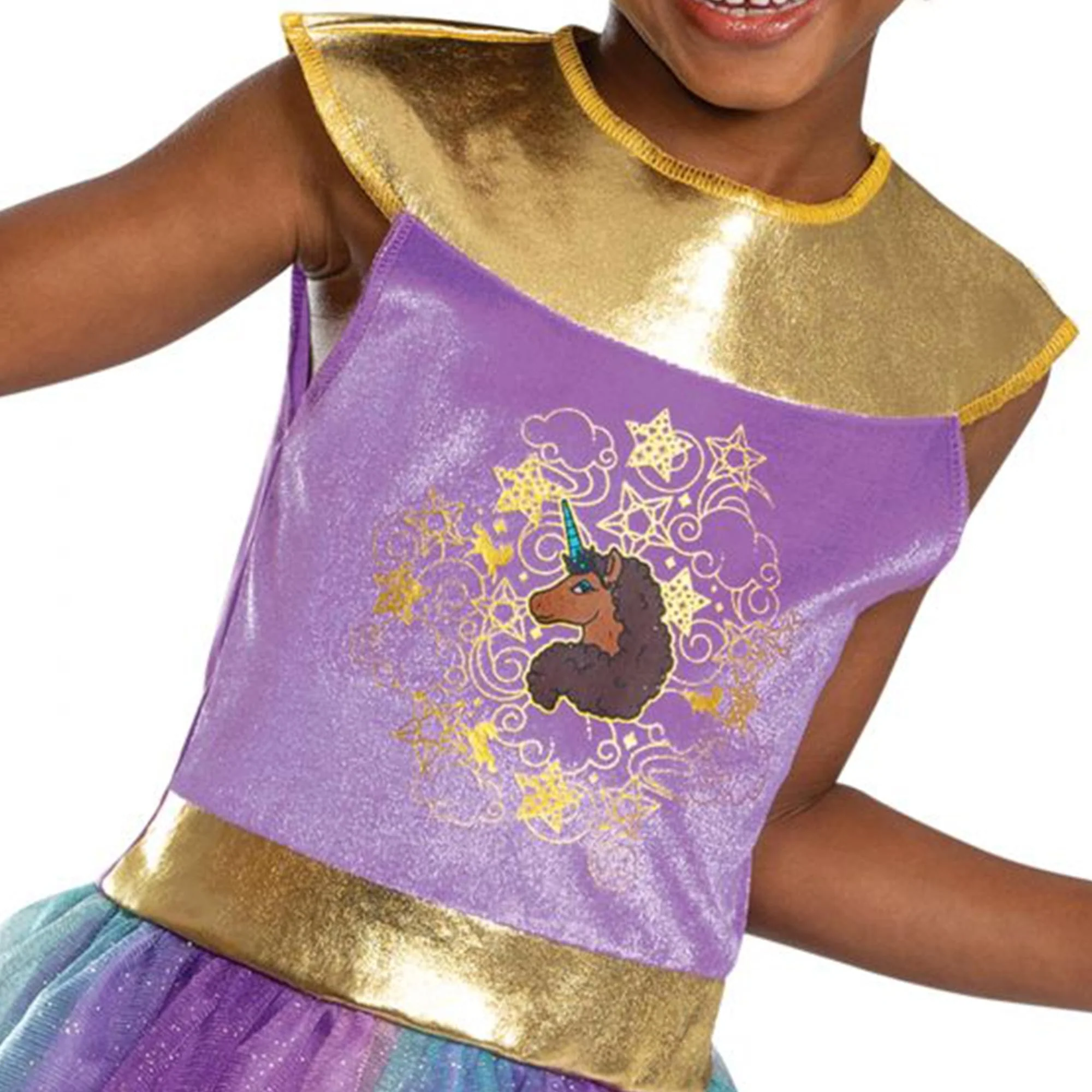 Afro Unicorn Classic Girls Costume - Image 17