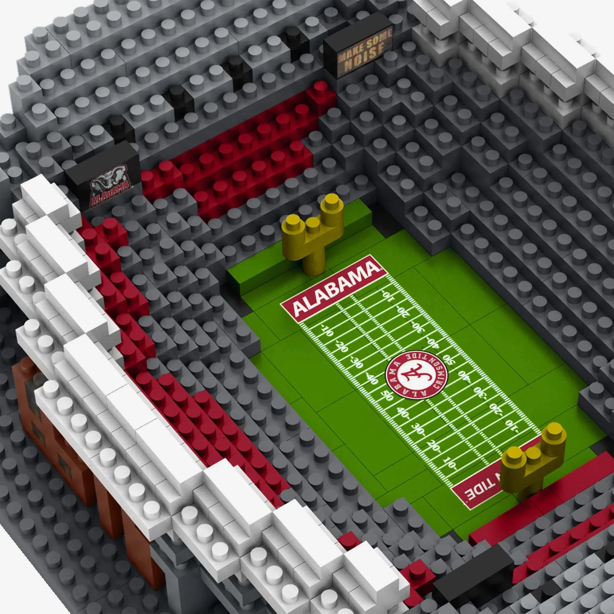 Alabama Crimson Tide NCAA BRXLZ Mini Stadium 900-Piece Building Block Set - Image 5