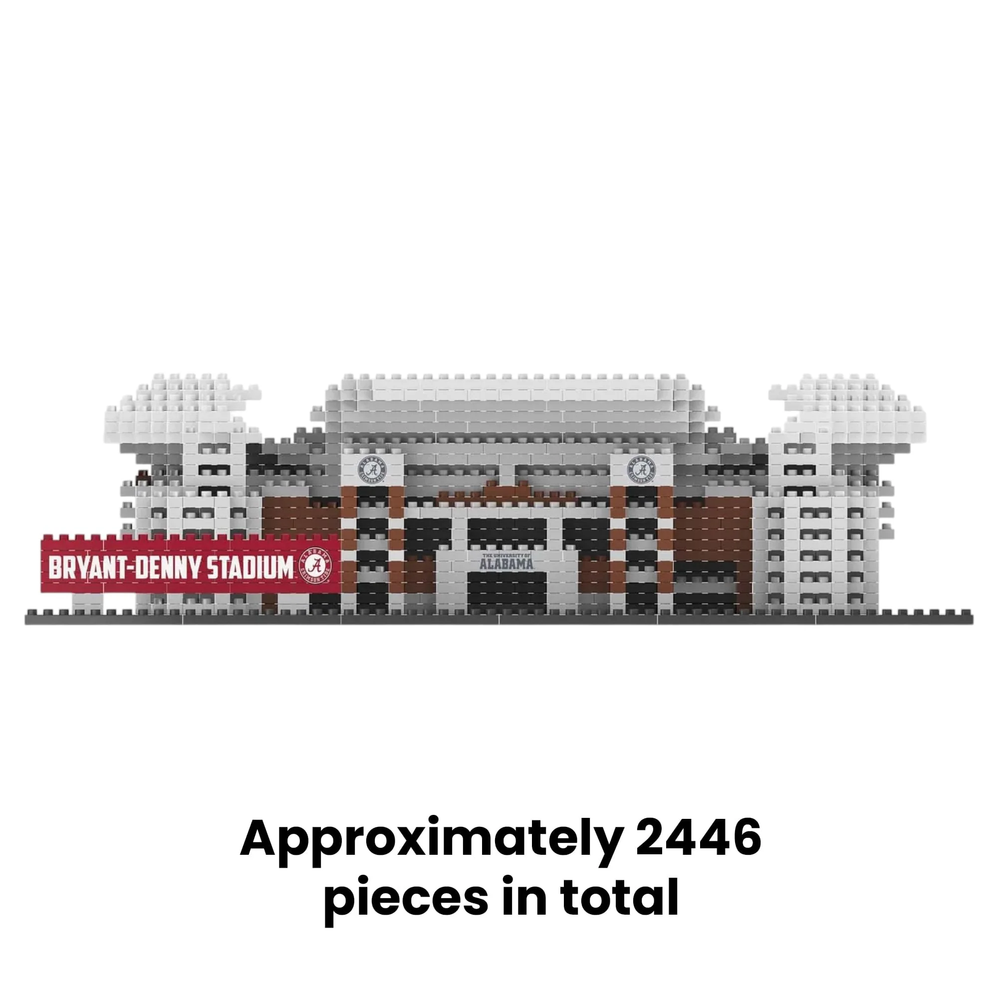 Alabama Crimson Tide NCAA BRXLZ Stadium 2446-Piece Building Block Set - Image 2