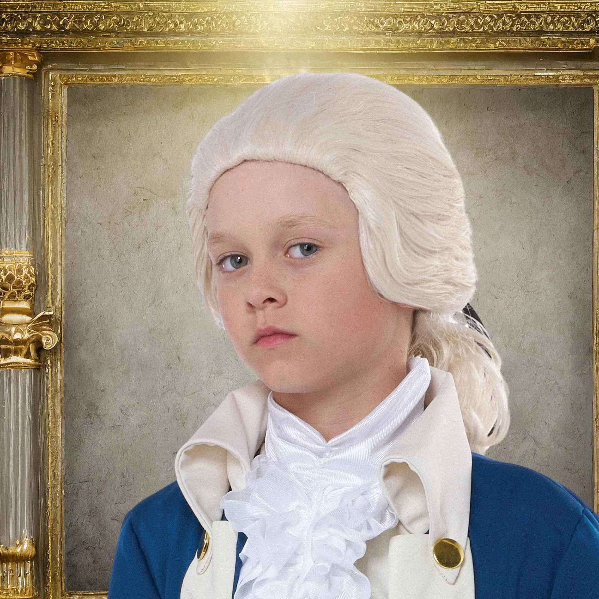 Alexander Hamilton Wig Child Costume One Size Fits Most - Image 4