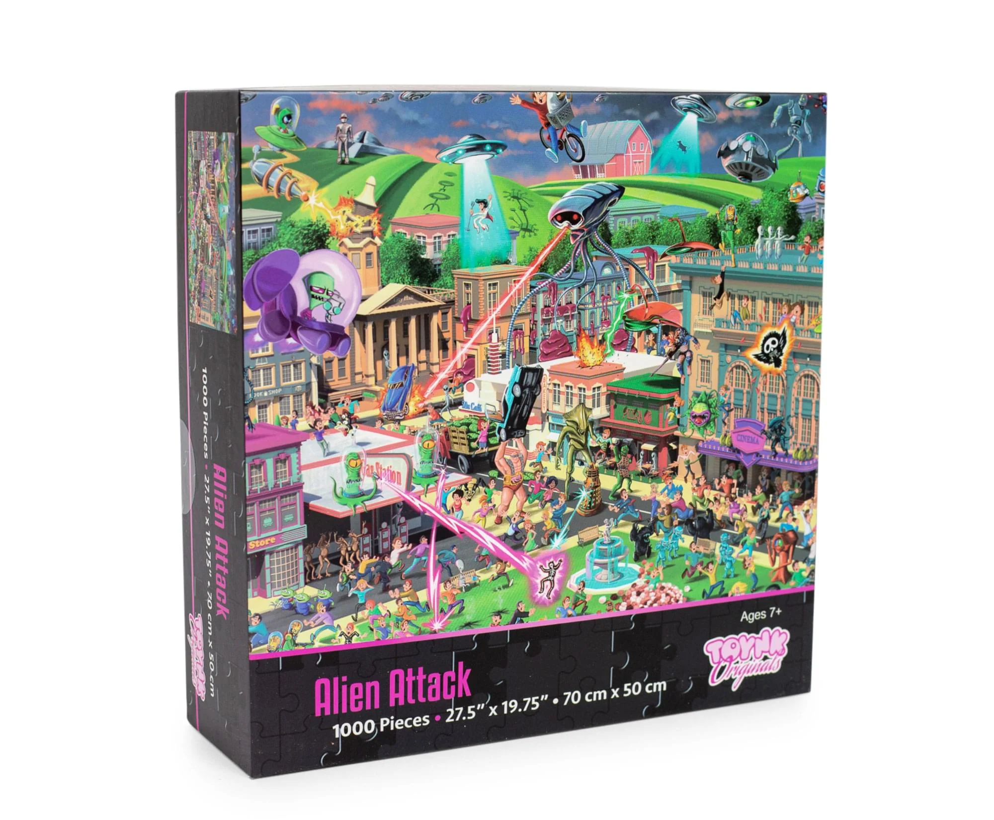 Alien Attack Sci-Fi Classics 1000-Piece Jigsaw Puzzle - Image 2