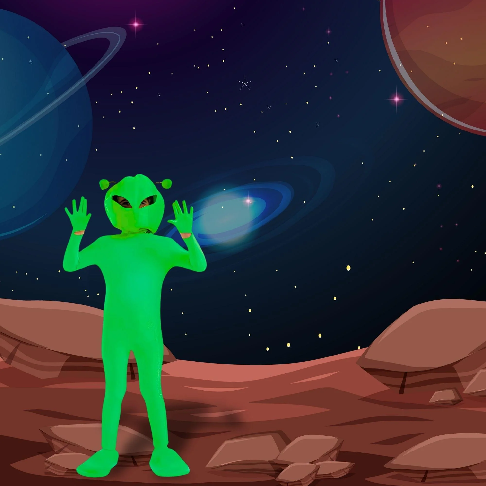 Alien Child Costume - Image 4