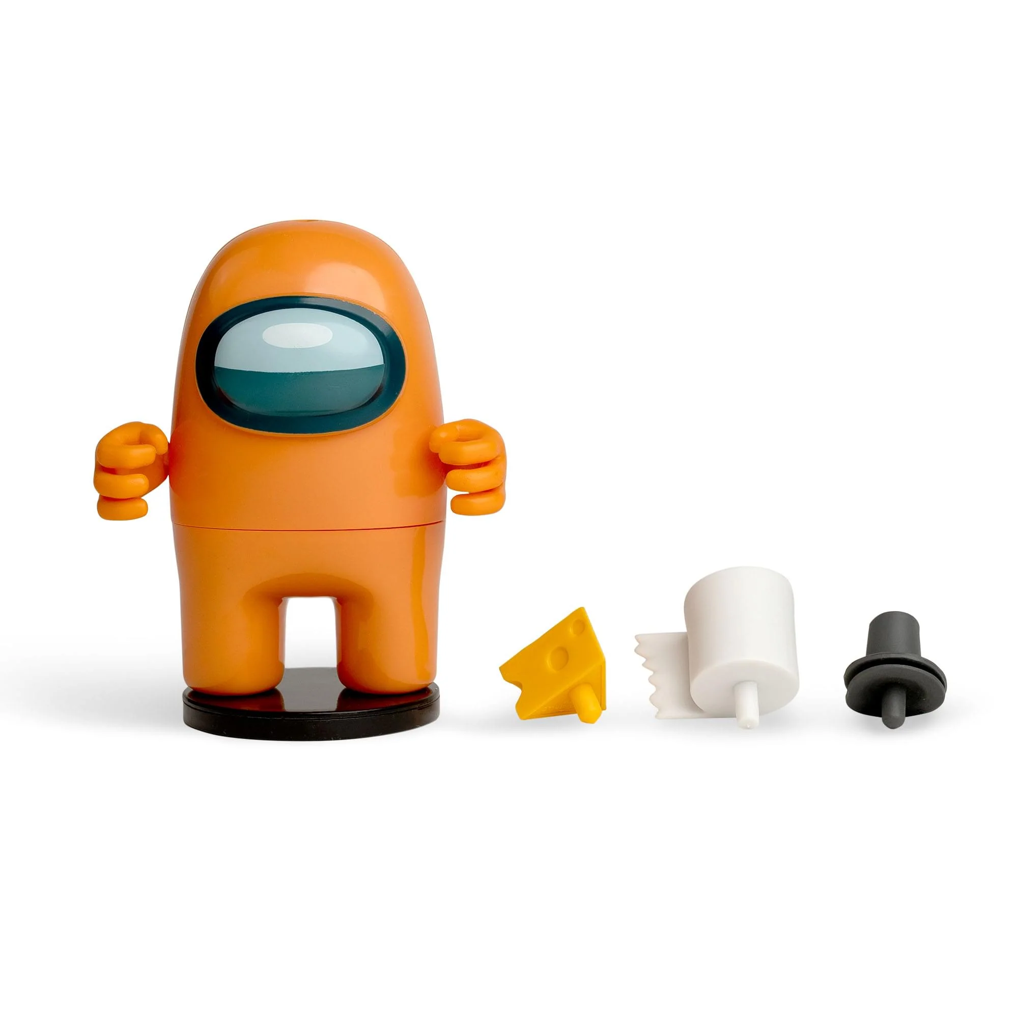 Among Us 4.5 Inch Figure with Stamper | Orange Crewmate - Image 2