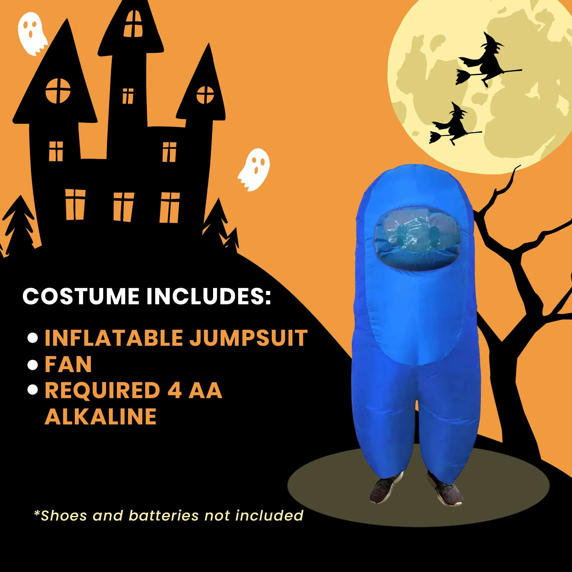 Blue Imposter Inflatable Adult Costume | Standard - Image 4