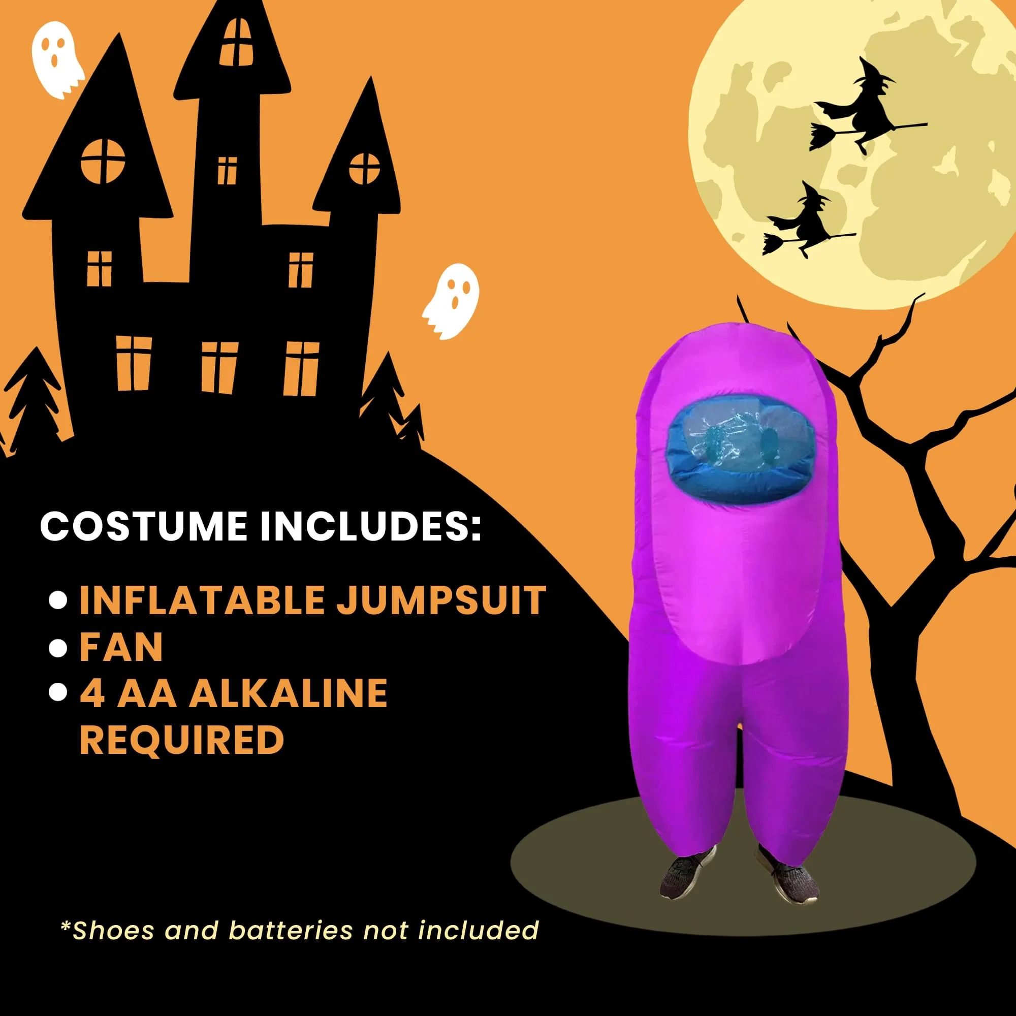 Purple Imposter Inflatable Adult Costume | Standard - Image 5