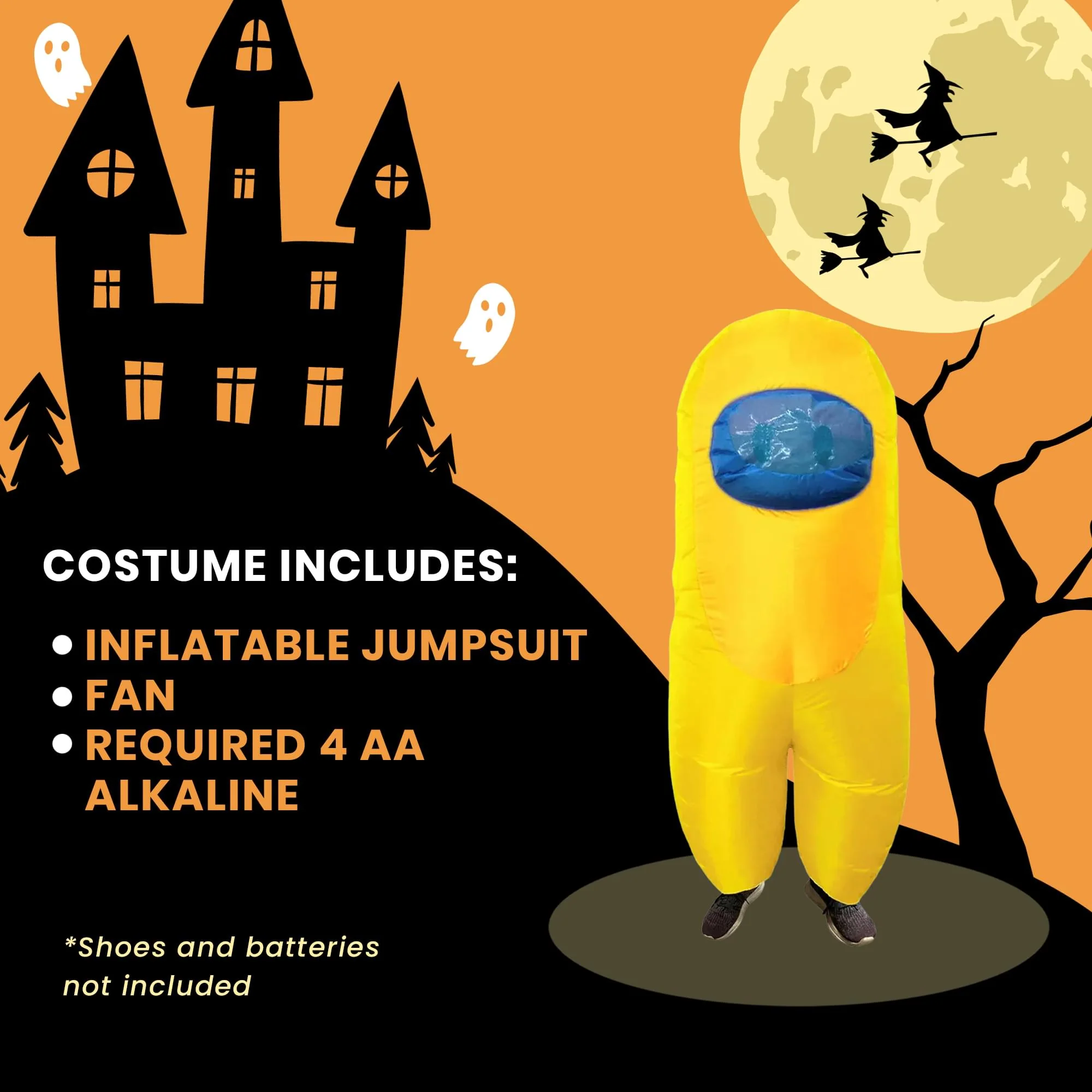 Yellow Imposter Inflatable Adult Costume | Standard - Image 4