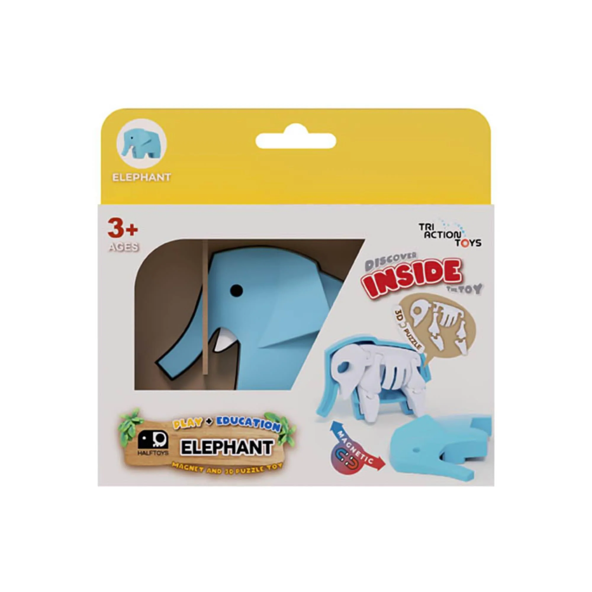 Animal Elephant Magnetic Puzzle Toy - Image 2