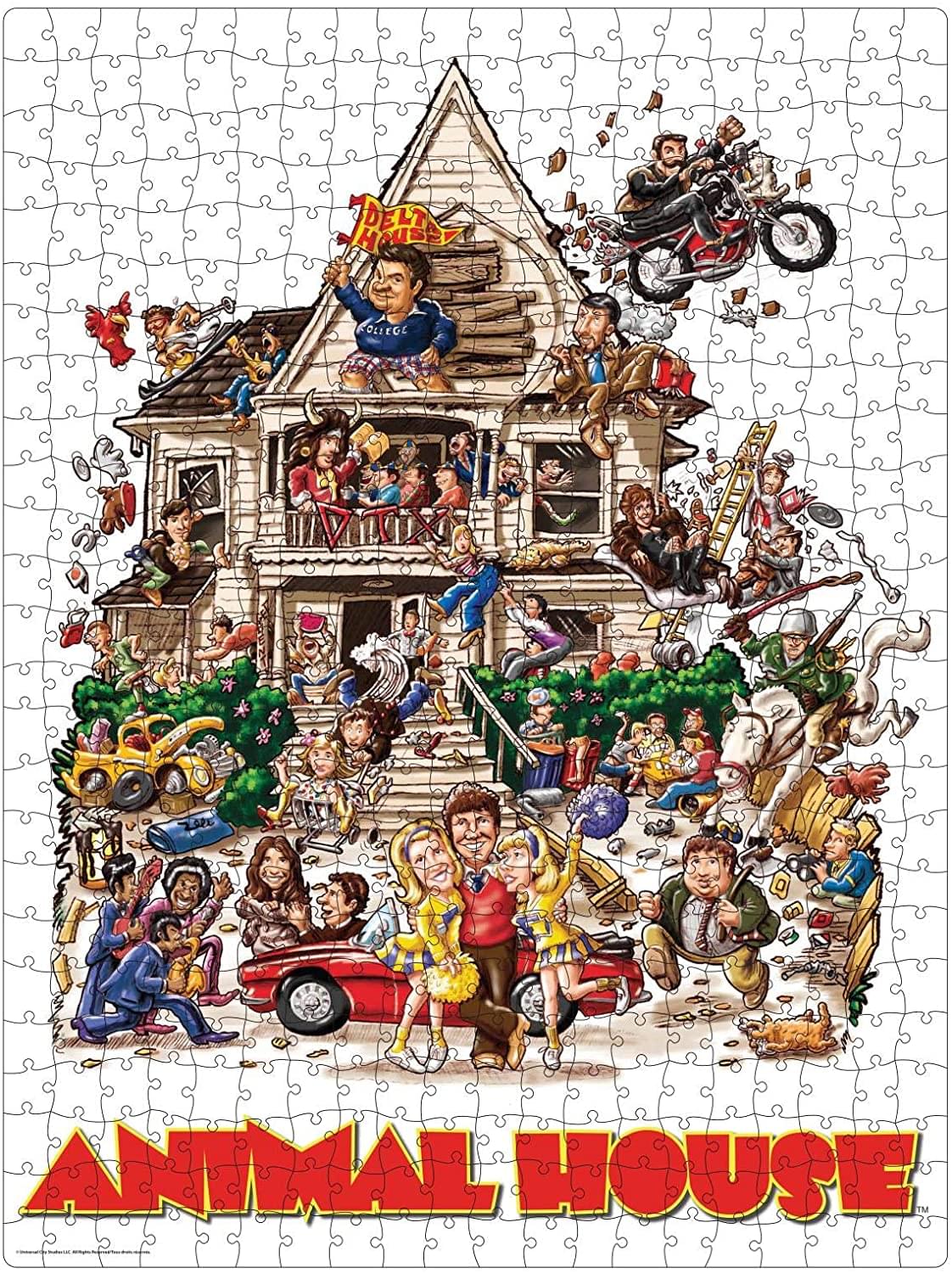 Animal House 500 Piece Jigsaw Puzzle in Plastic VHS Video Case - Image 2