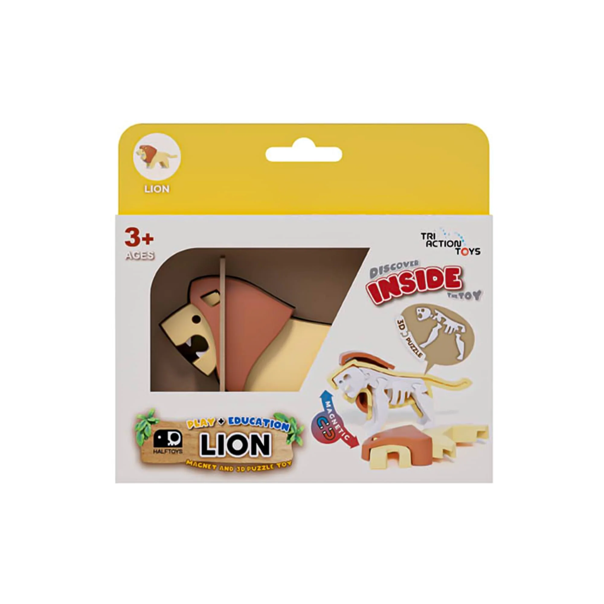 Animal Lion Magnetic Puzzle Toy - Image 2
