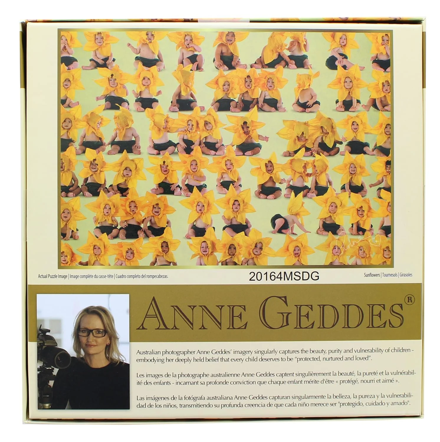 Anne Gedes Sunflower 1000 Piece Jigsaw Puzzle - Image 2