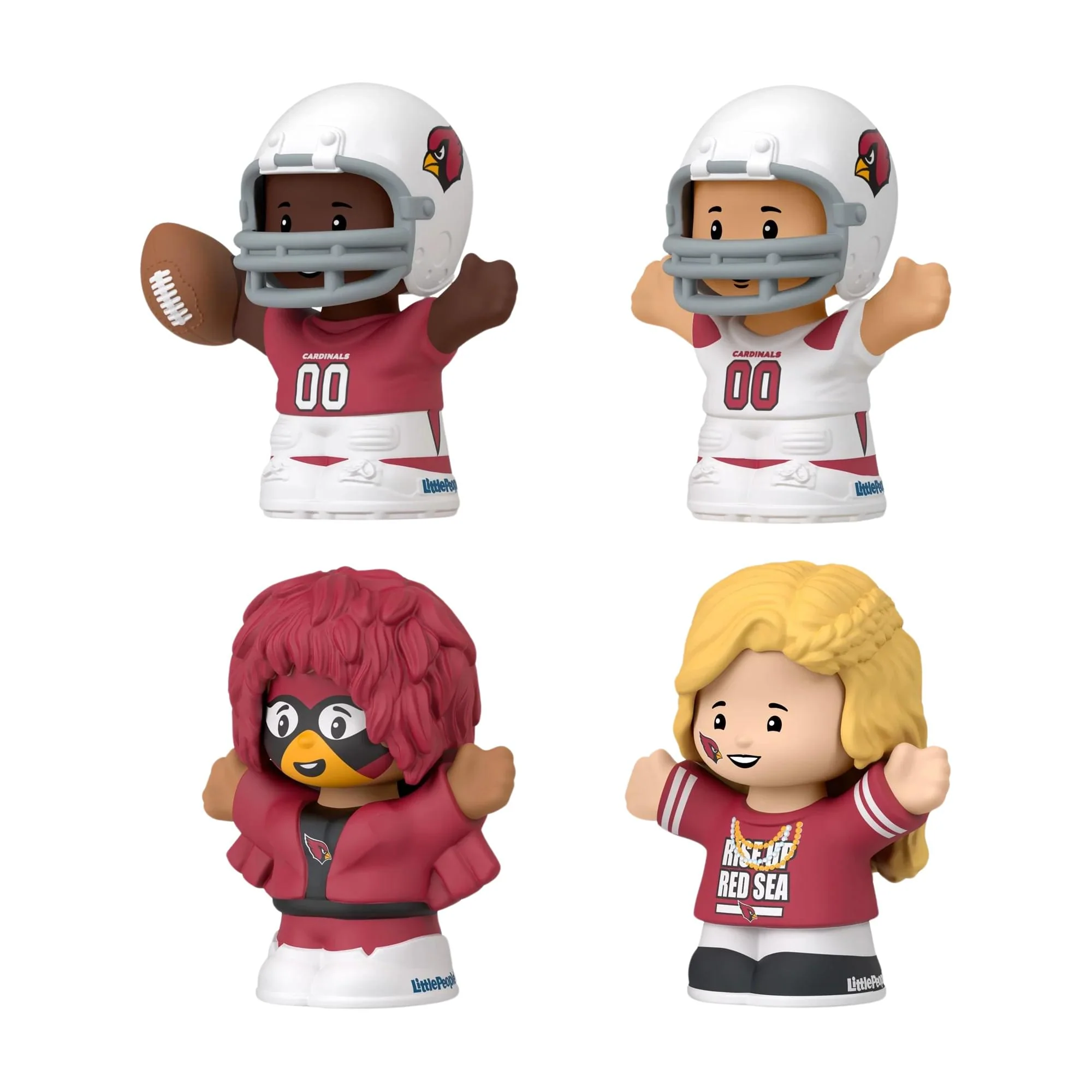 Arizona Cardinals 4-Piece NFL Little People Collector Set - Image 3