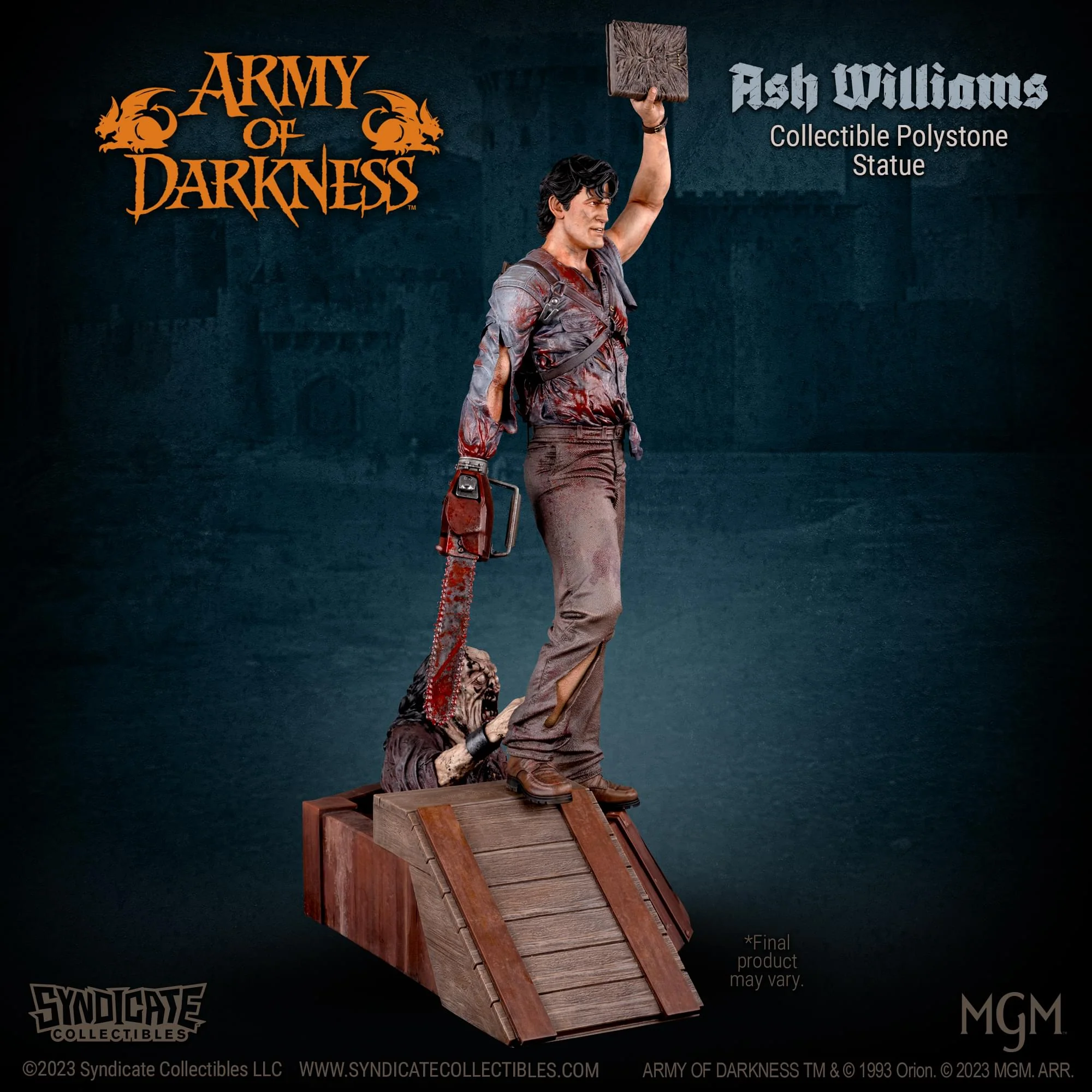 Army Of Darkness Ash Williams 1:4 Premium Polystone Statue | Apex Exclusive - Image 10