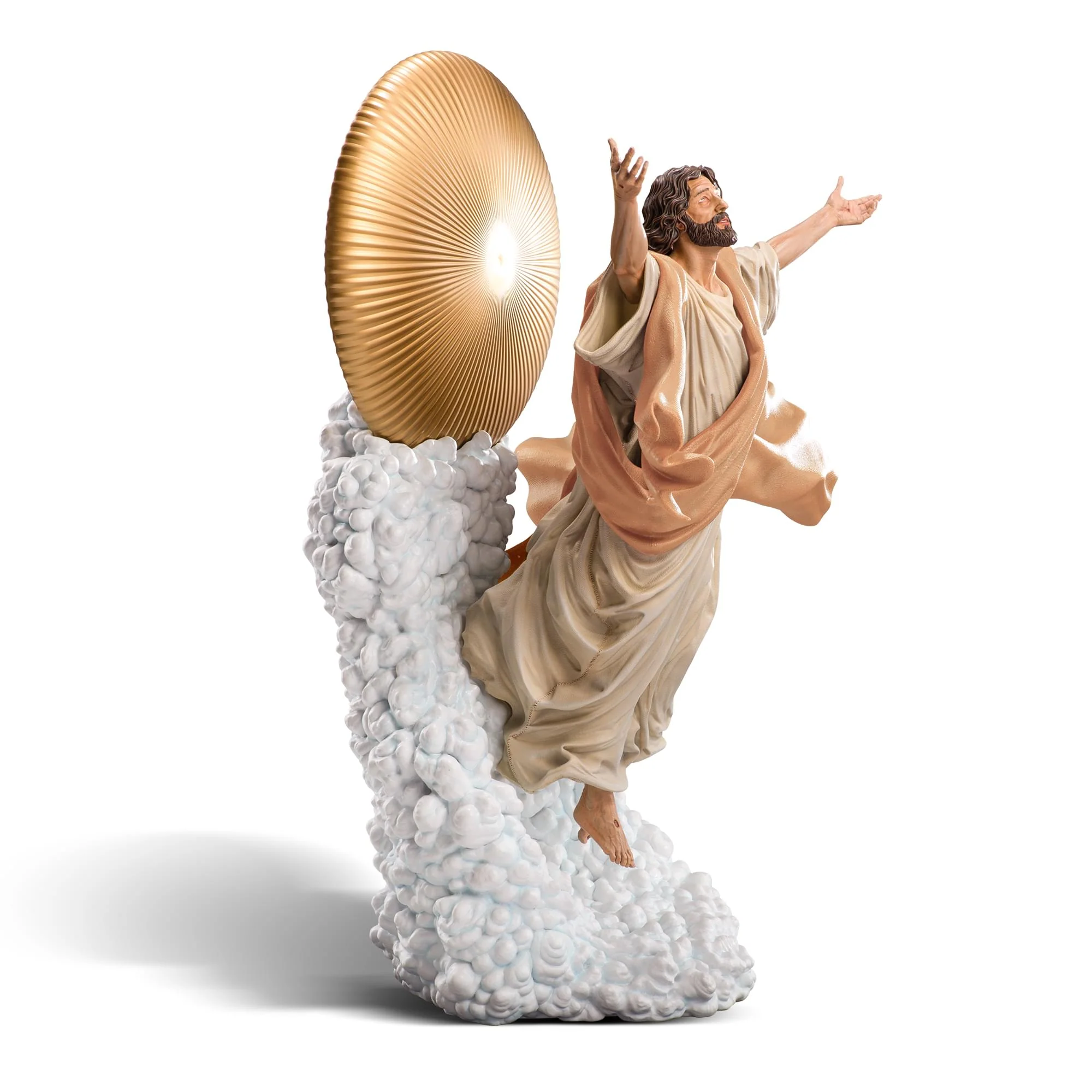 Ascension of Jesus Christ 11-Inch Premium Statue | 1:10 Scale Tan Robe Edition - Image 3