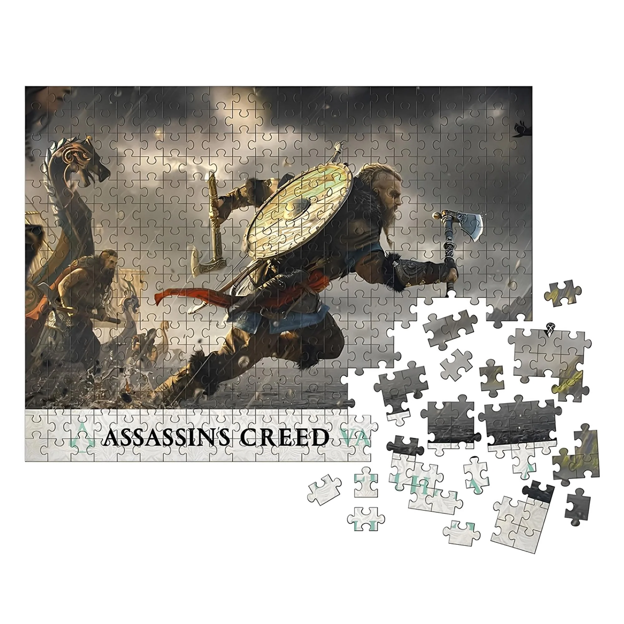 Assassins Creed Valhalla Fortress Assault 1000 Piece Jigsaw Puzzle - Image 3