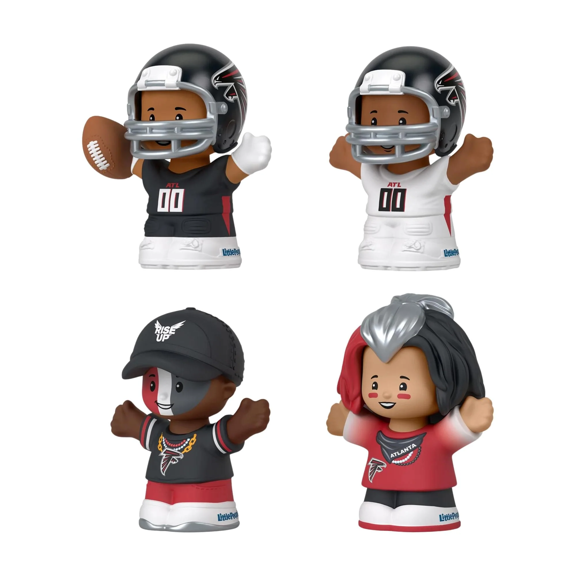 Atlanta Falcons 4-Piece NFL Little People Collector Set - Image 3
