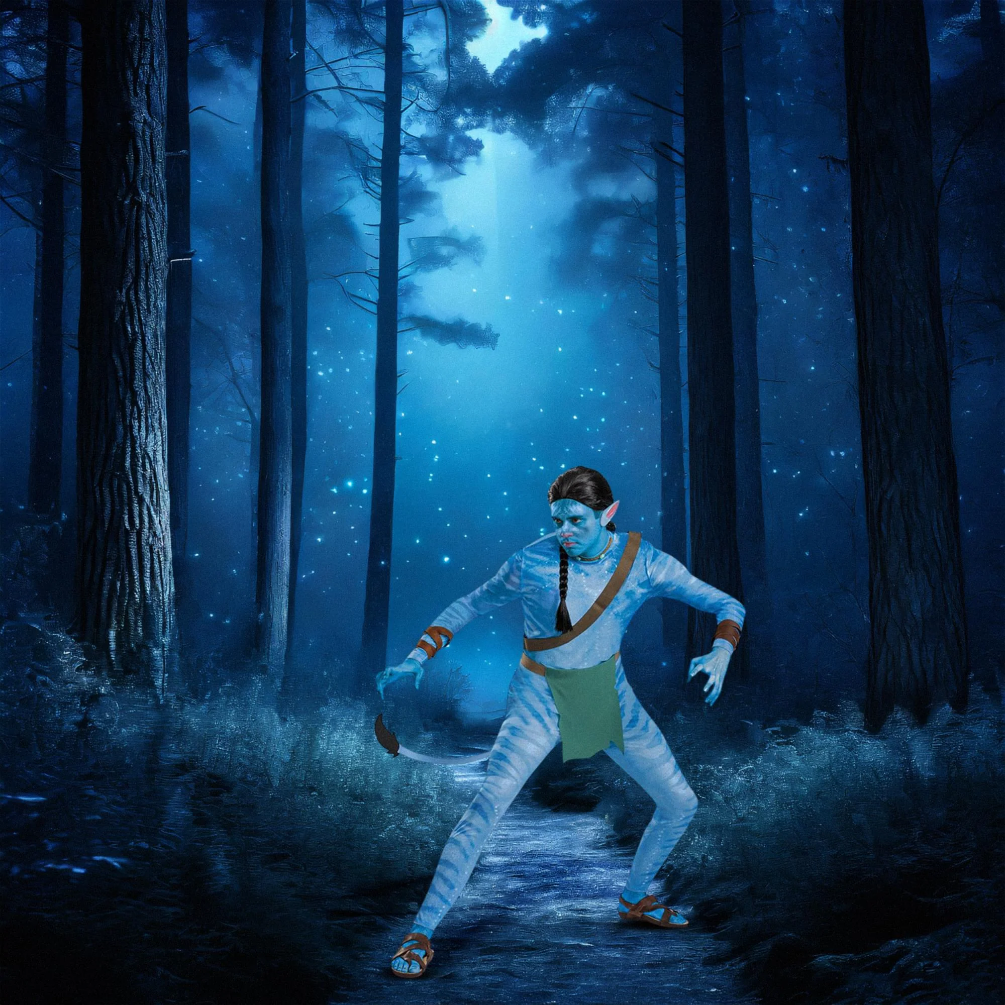 Avatar 2 Jake Sully Reef Look Classic Adult Costume - Image 2