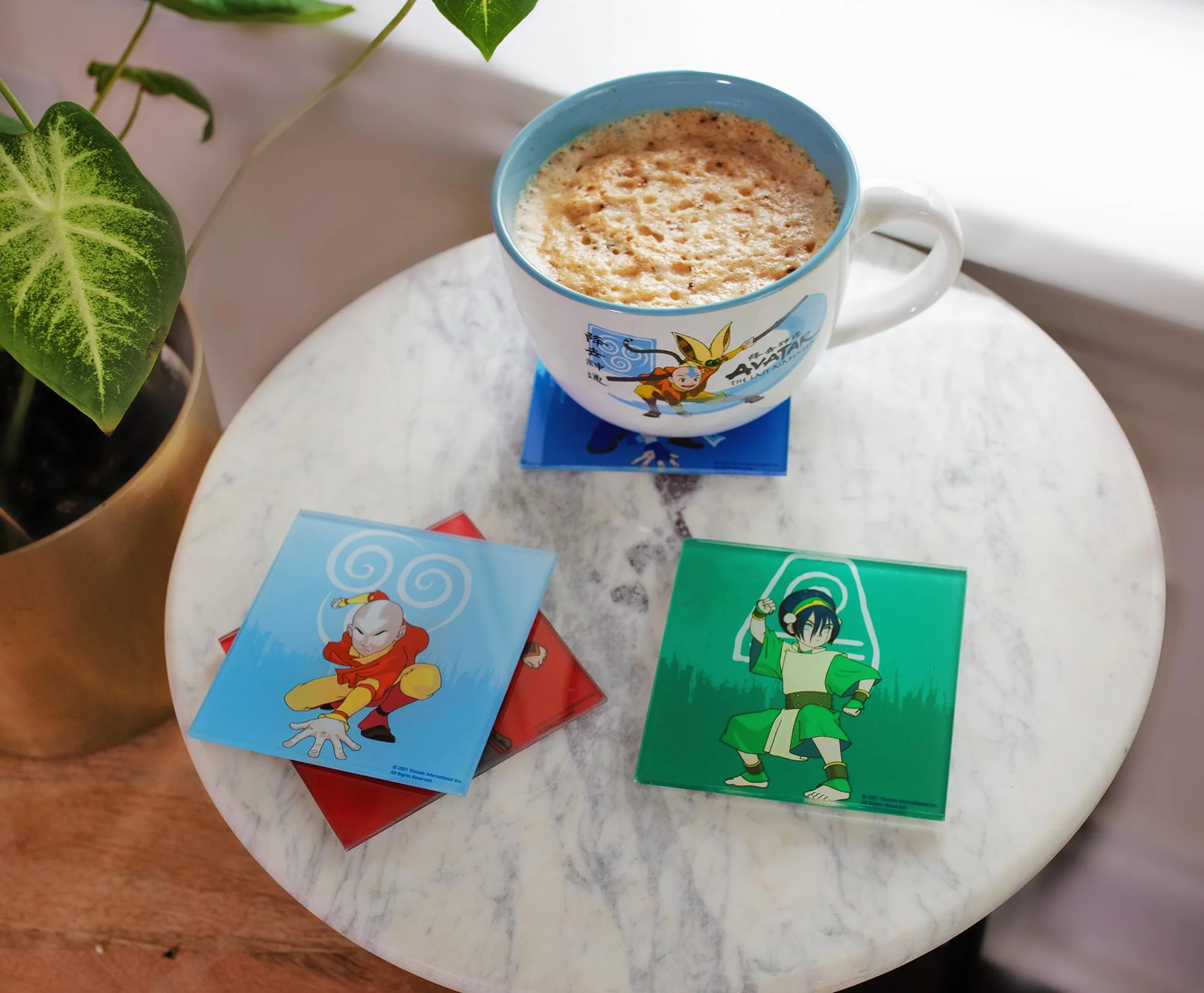Avatar: The Last Airbender Characters Glass Coasters | Set of 4 - Image 6