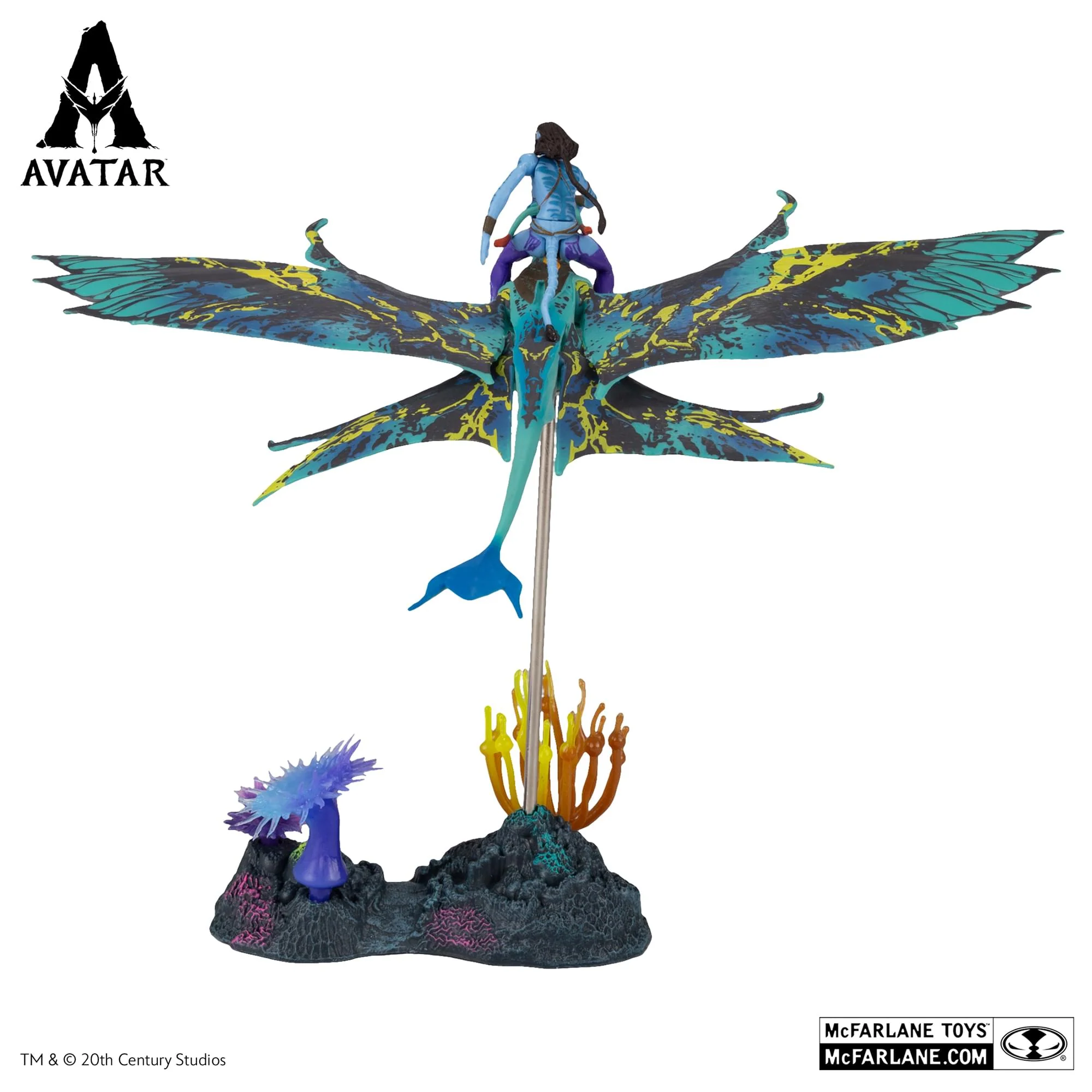 Avatar: The Way Of Water Banshee Rider Neytiri Deluxe Action Figure Set - Image 6