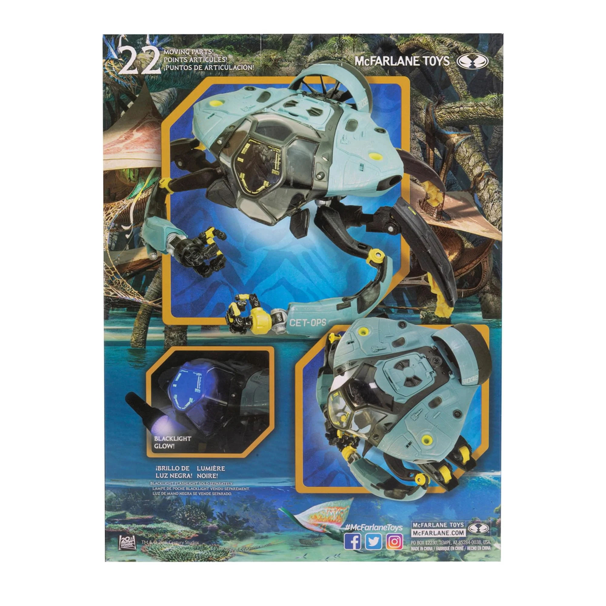 Avatar: The Way of Water Cet-Ops Crabsuit Mega Action Figure - Image 9