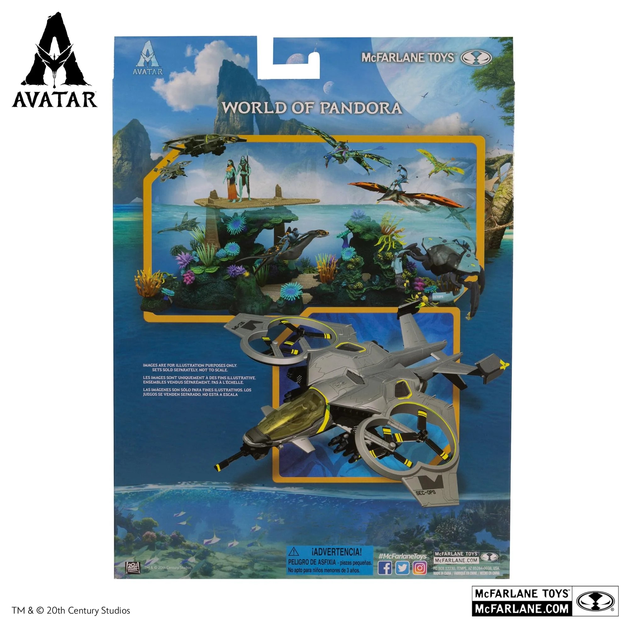 Avatar: The Way Of Water RDA Seawasp Deluxe Vehicle Set - Image 9