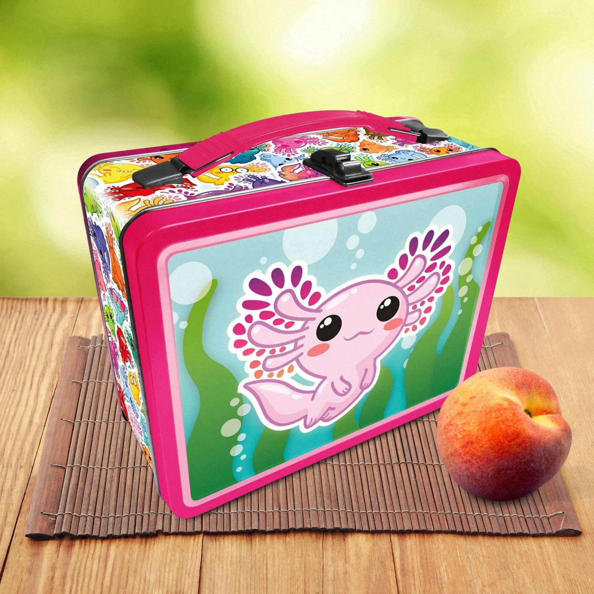 Axolotl Embossed Tin Fun Box - Image 3